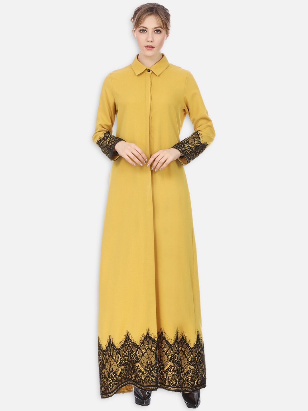 

JC Collection Yellow Maxi Dress