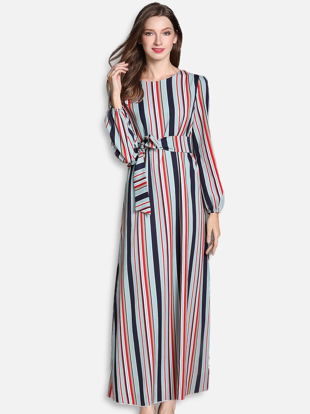 

JC Collection Multicoloured Striped Maxi Dress, Multi