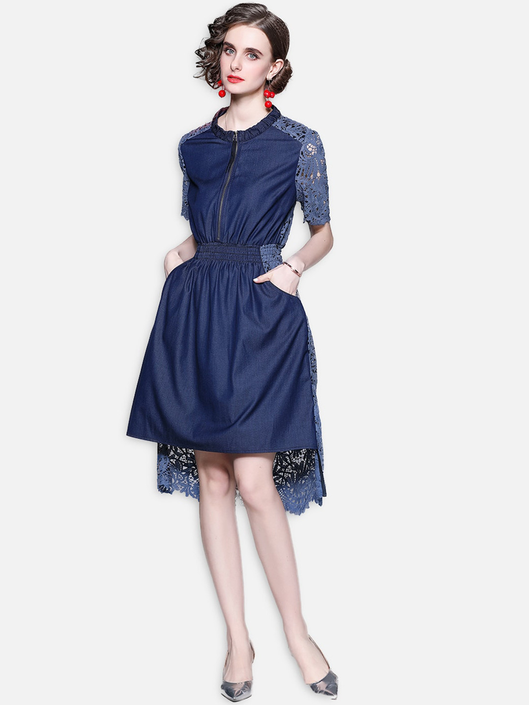 

JC Collection Blue Dress