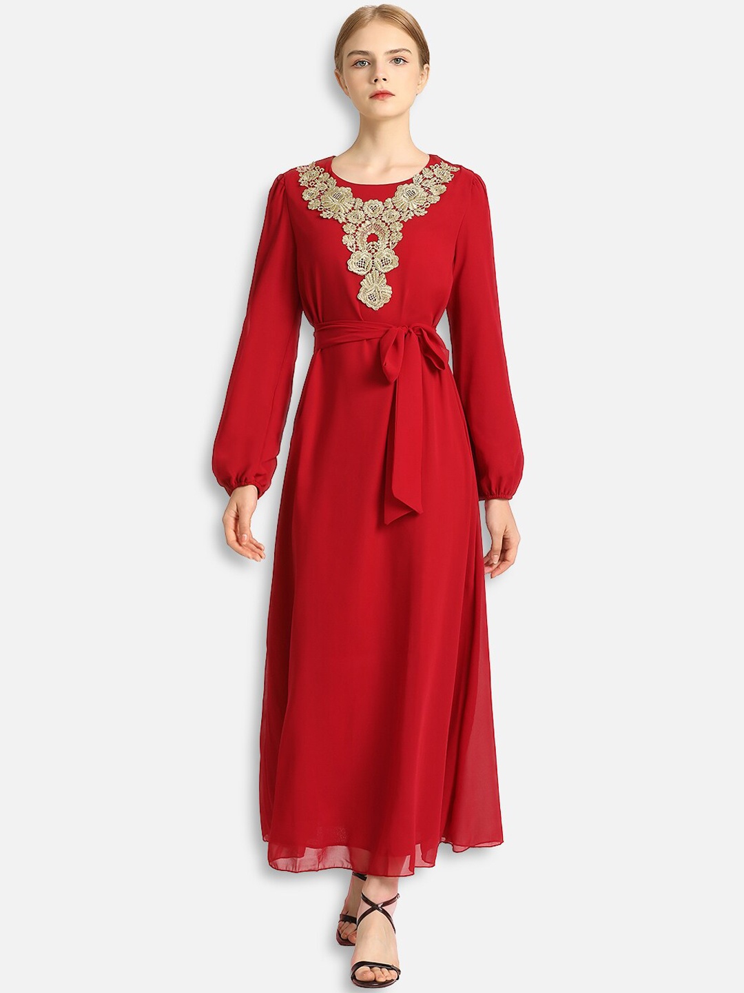 

JC Collection Red Maxi Dress