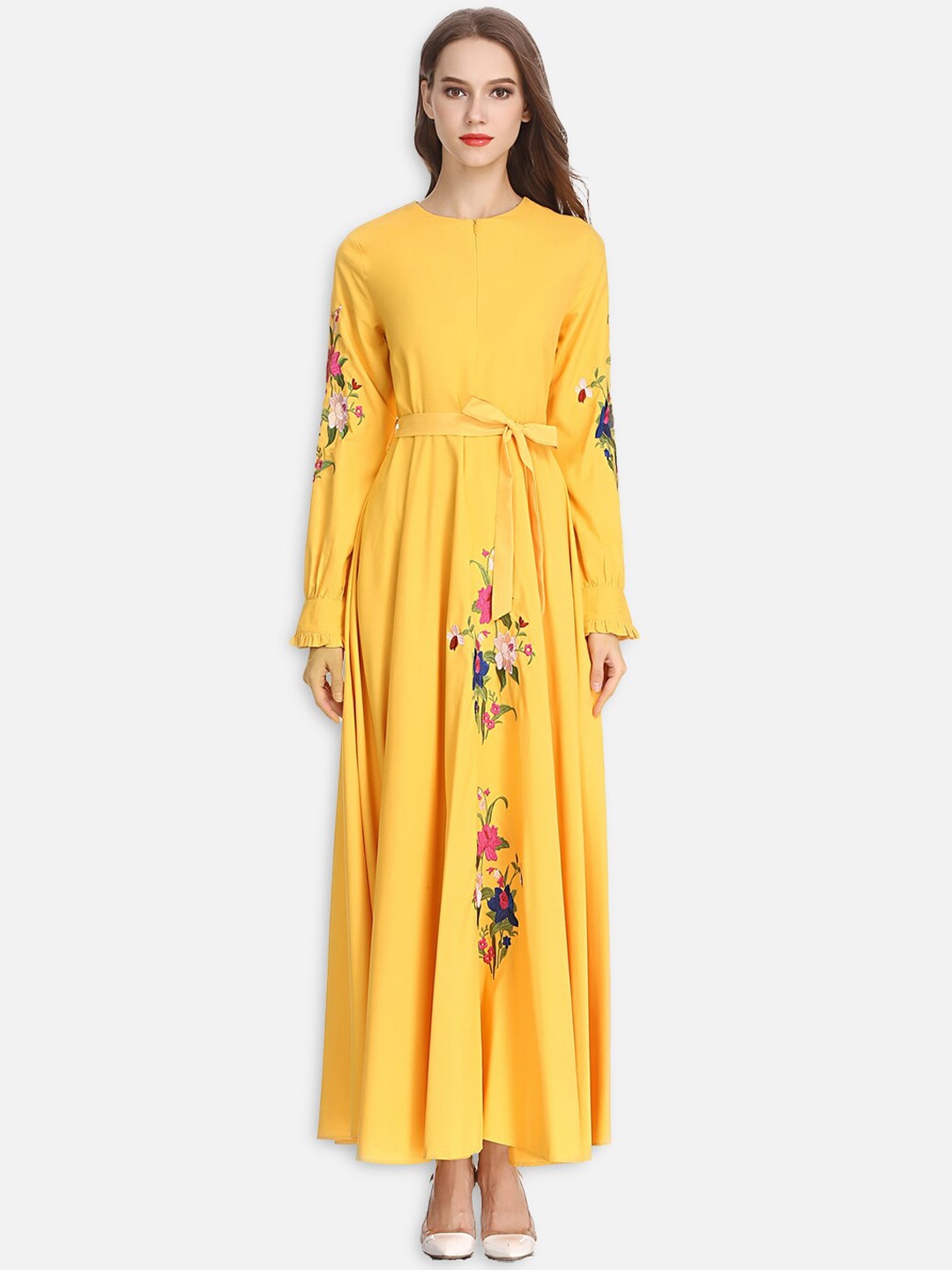 

JC Collection Yellow Maxi Dress
