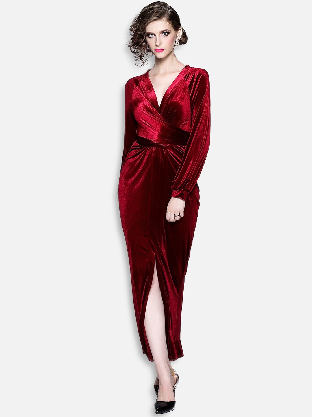 

JC Collection Red Maxi Dress