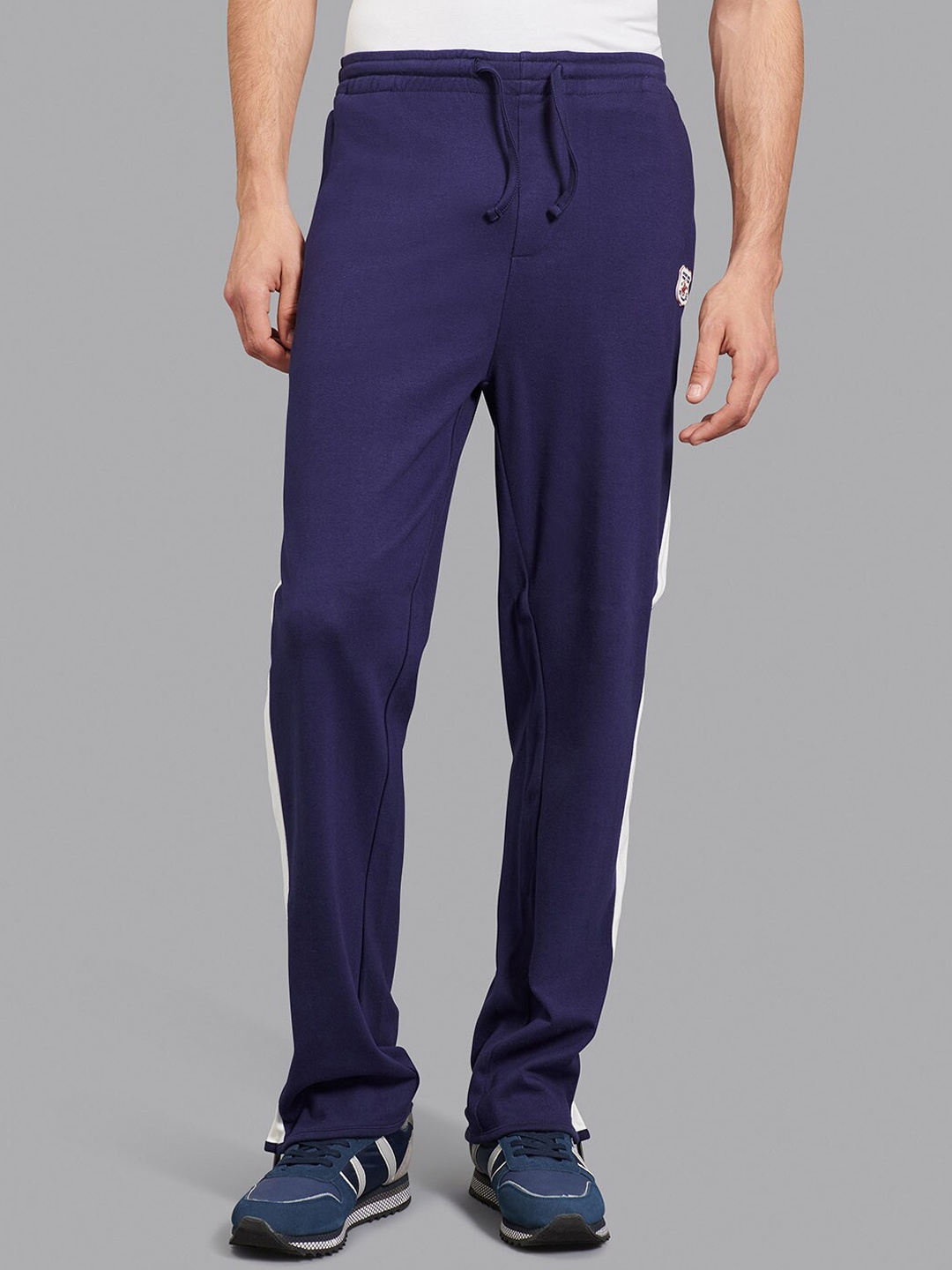 

Beverly Hills Polo Club Men Blue Solid Straight Fit Track Pants