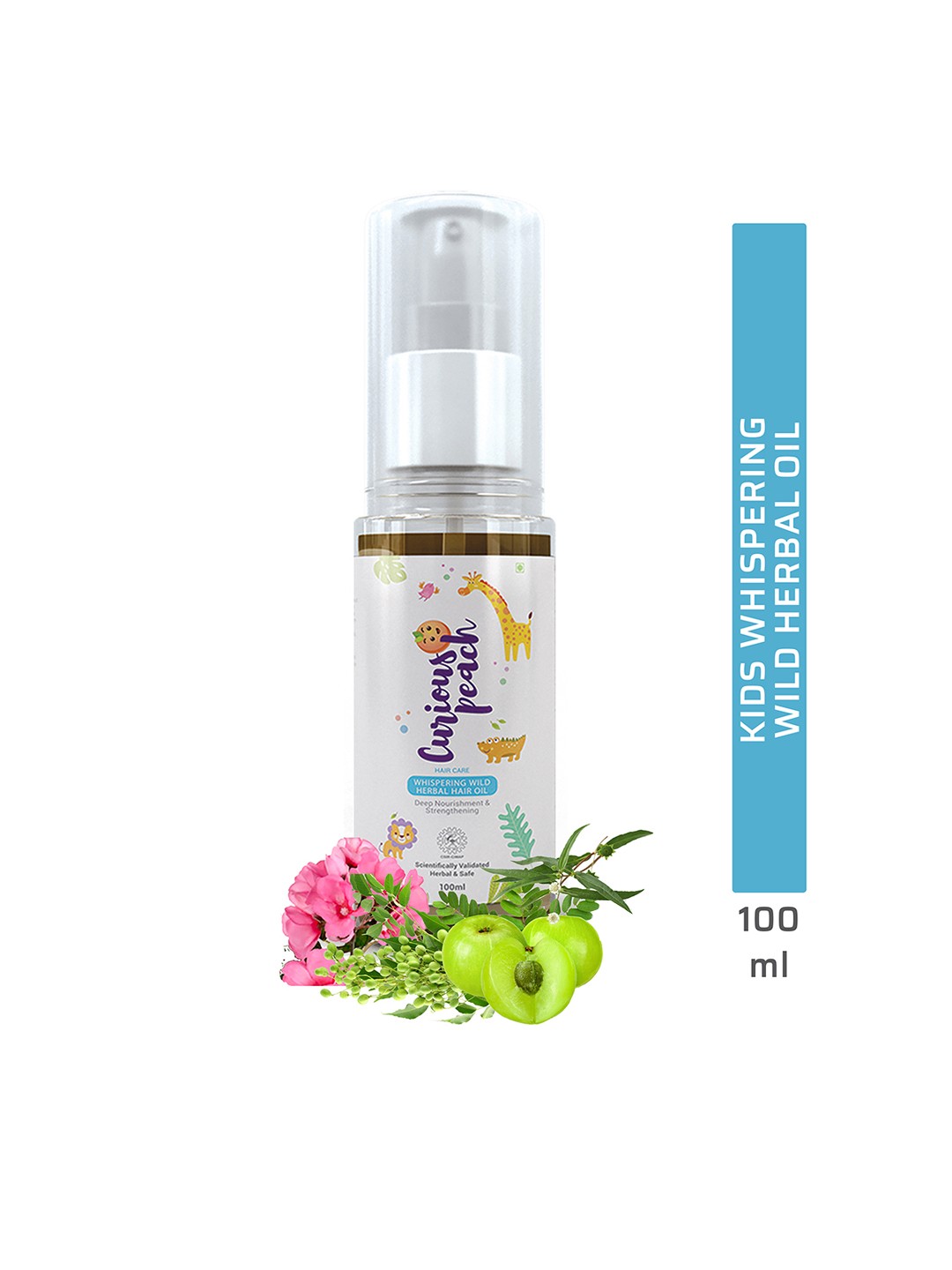 

Curious Peach Kids Herbal Hair Oil 100 ml, White