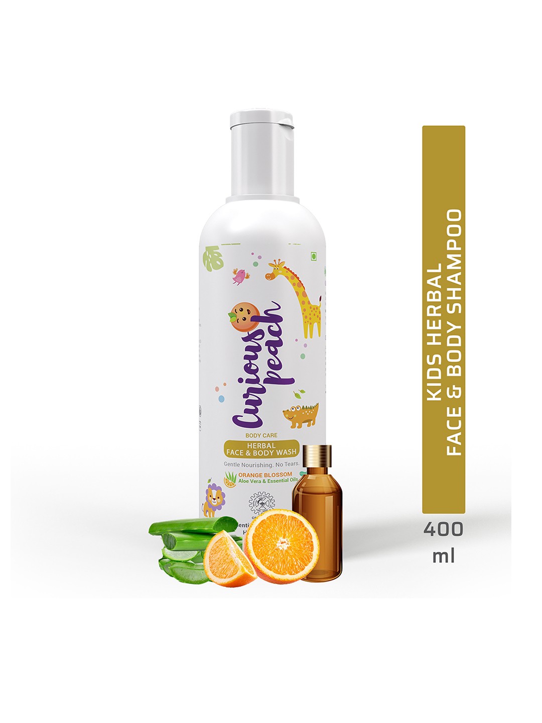 

Curious Peach Herbal Face & Body Wash, Orange