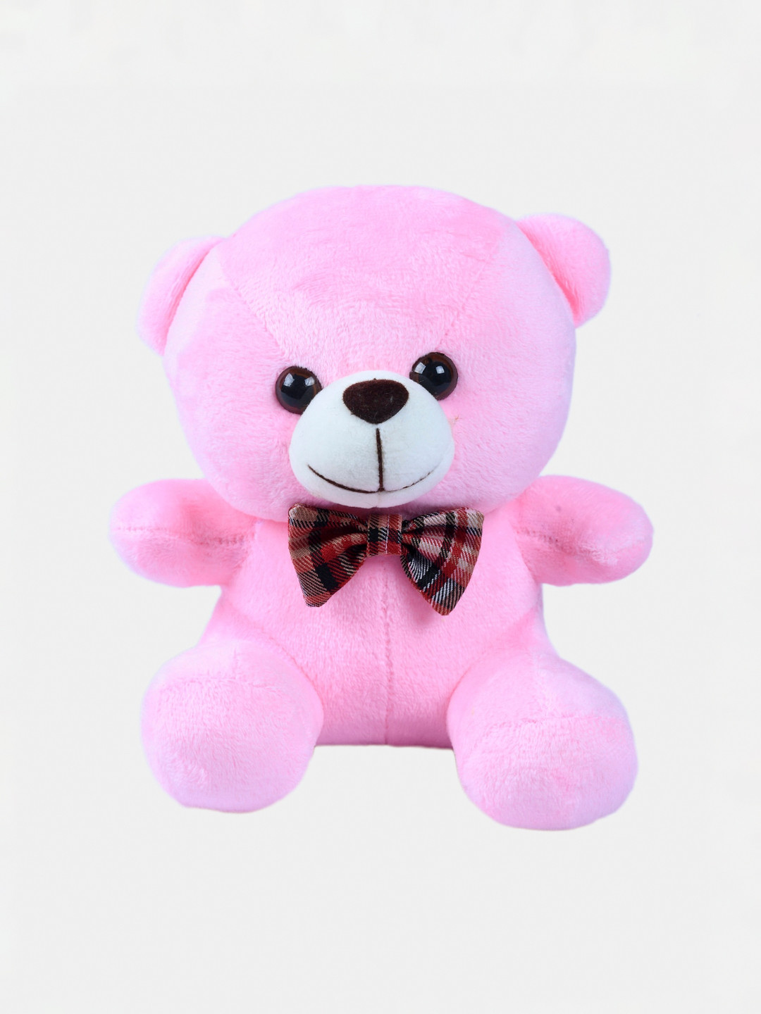 

DukieKooky Kids Pink & White Teddy Bear With Bow Tie