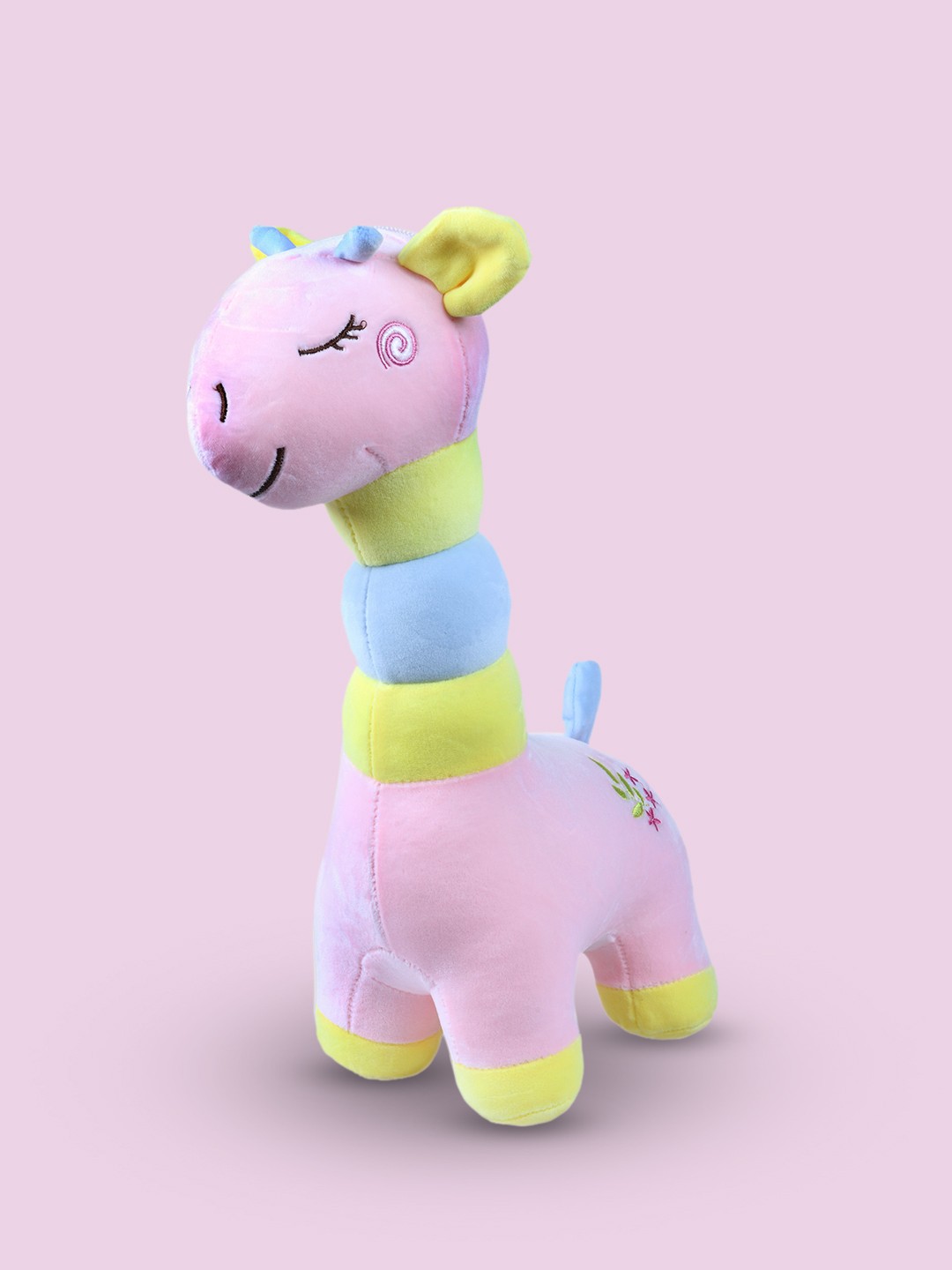 

DukieKooky Kids Pink & Blue Plush Giraffe Soft Toy