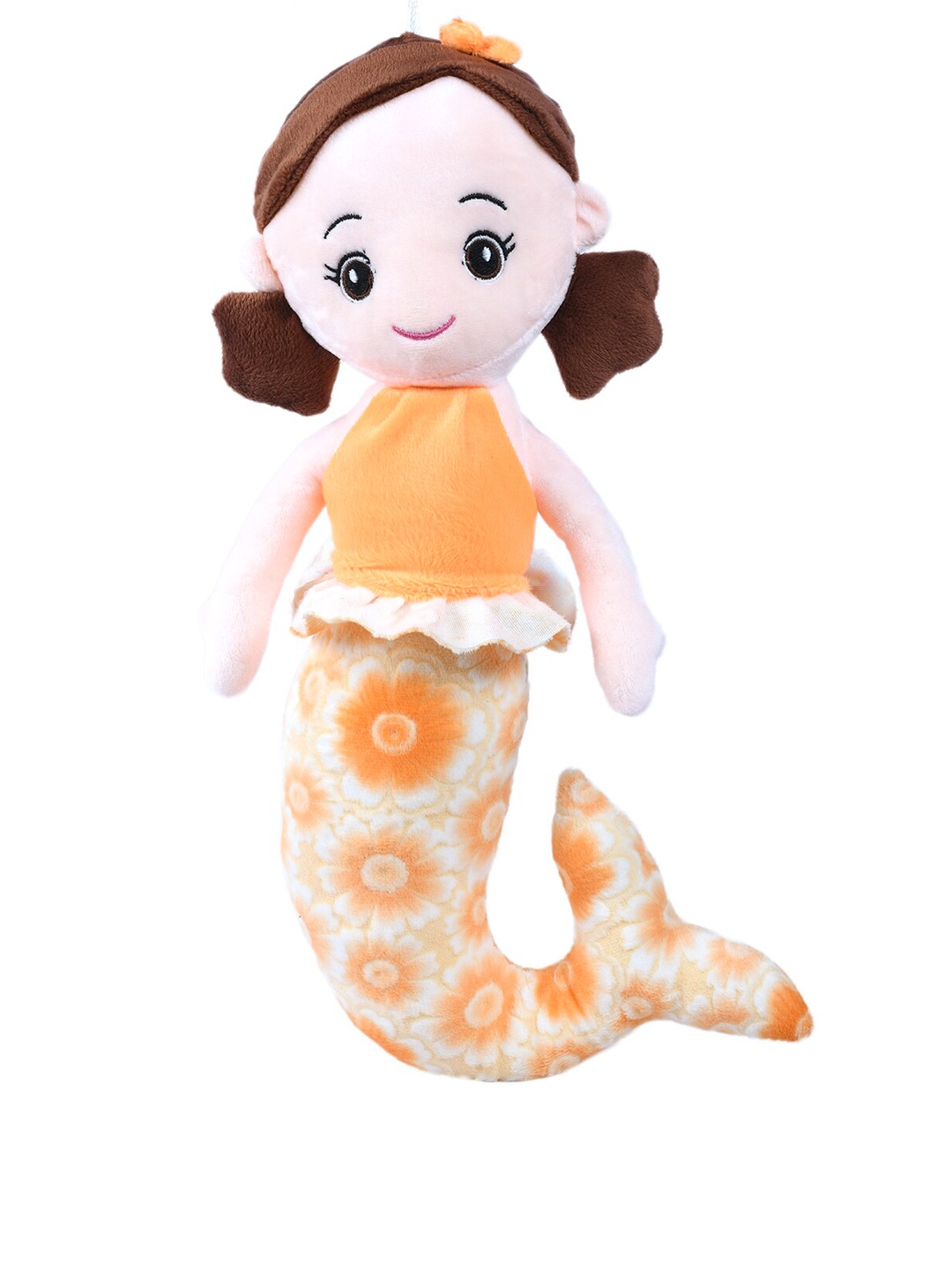 

DukieKooky Kids Orange & Beige Mermaid Soft Toy