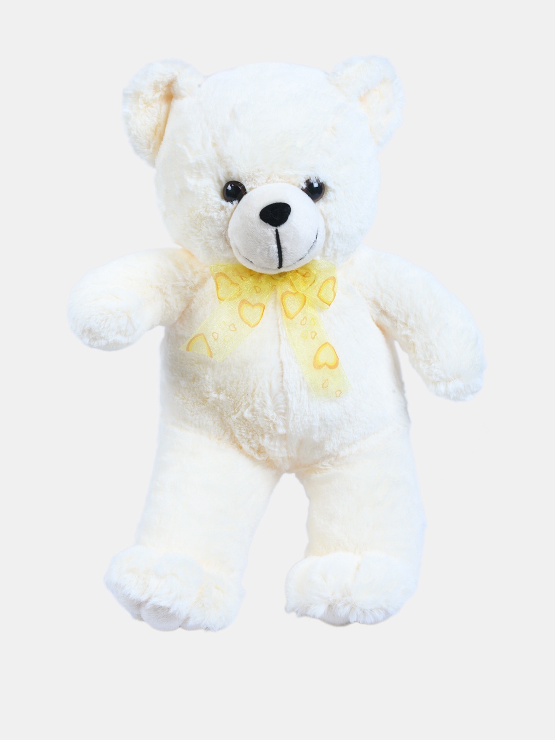 

DukieKooky Kids Cream-Coloured & Yellow Teddy Bear Soft Toy
