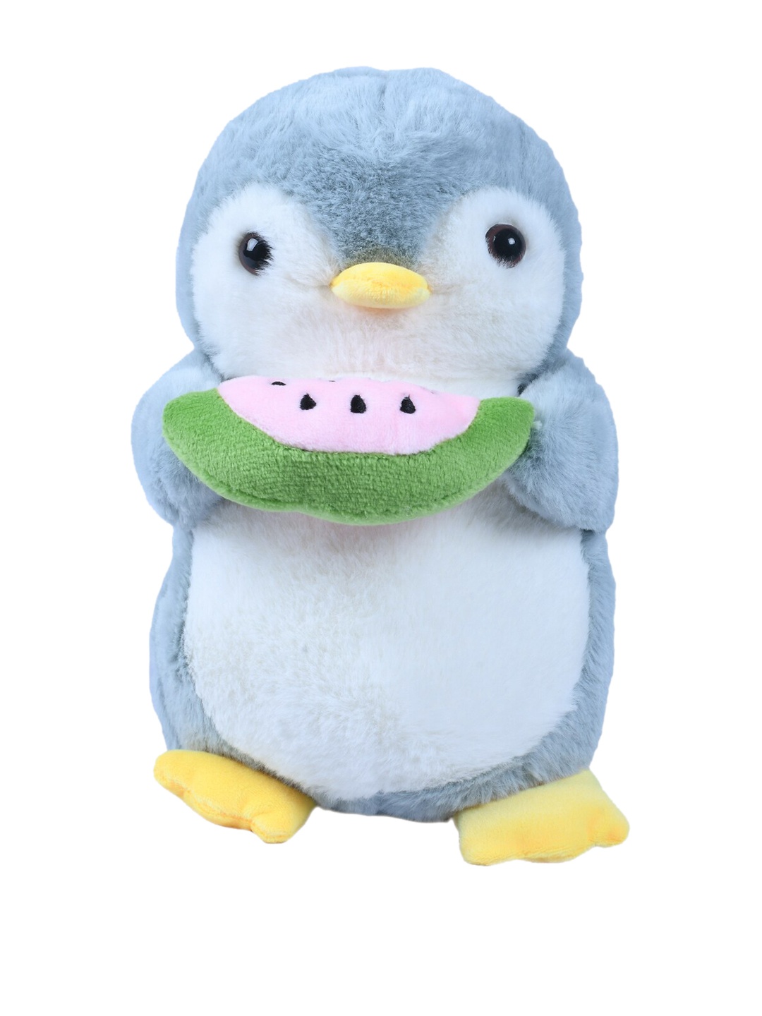 

DukieKooky Kids Blue & Yellow & Green Solid Penguin With Fruit Soft Toy