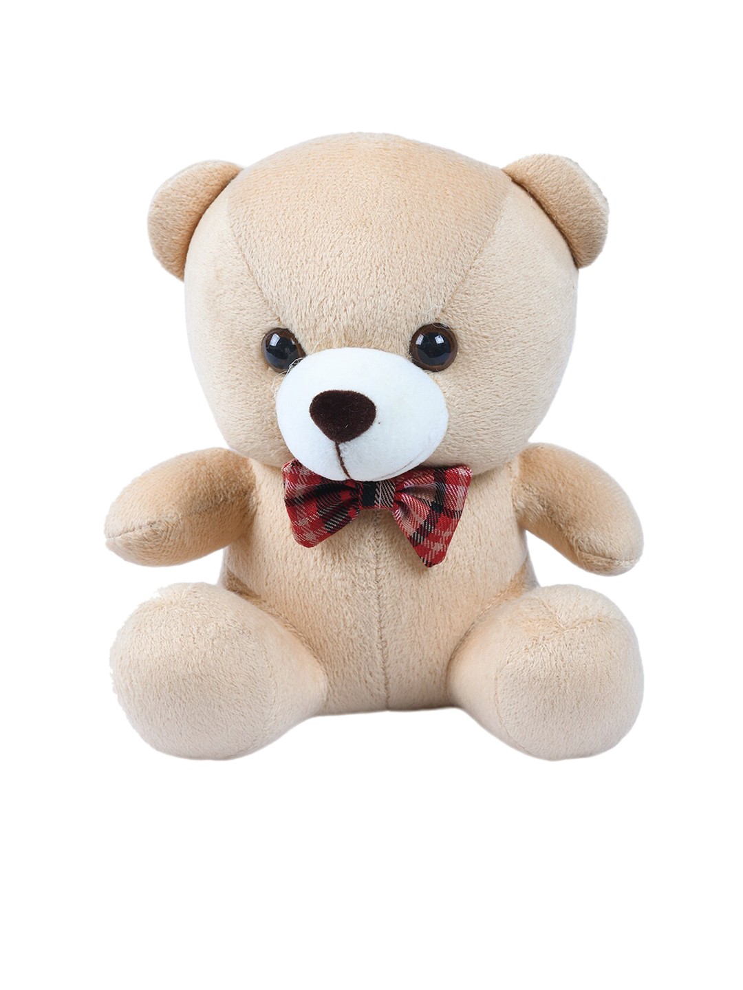 

DukieKooky Kids Beige & White Teddy Bear With Bow Tie Soft Toy