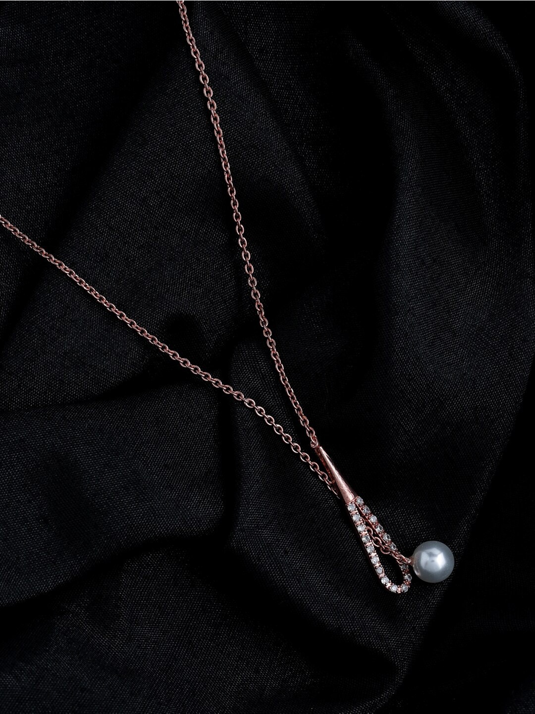 

Shoshaa Gold-Plated Handcrafted Pearl Chain