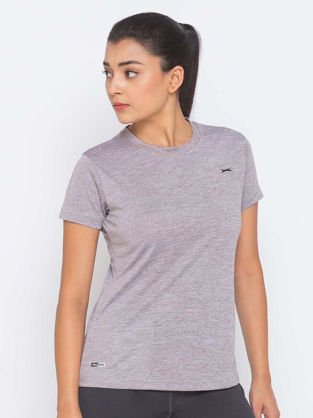 

Black Panther Women Grey Applique T-shirt