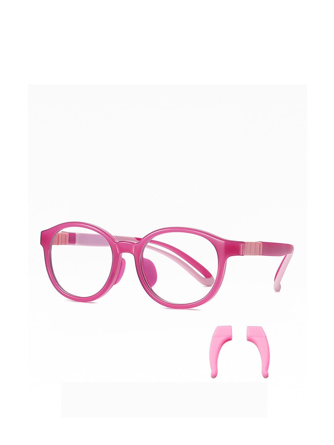 

Aeropostale Girls Pink Full Rim Round Frames, Transparent