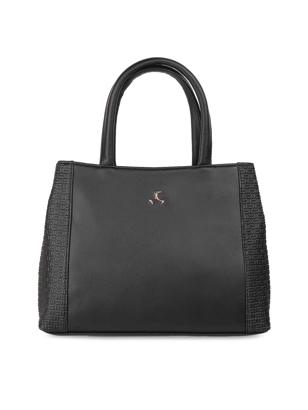 

Mochi Black PU Structured Handheld Bag