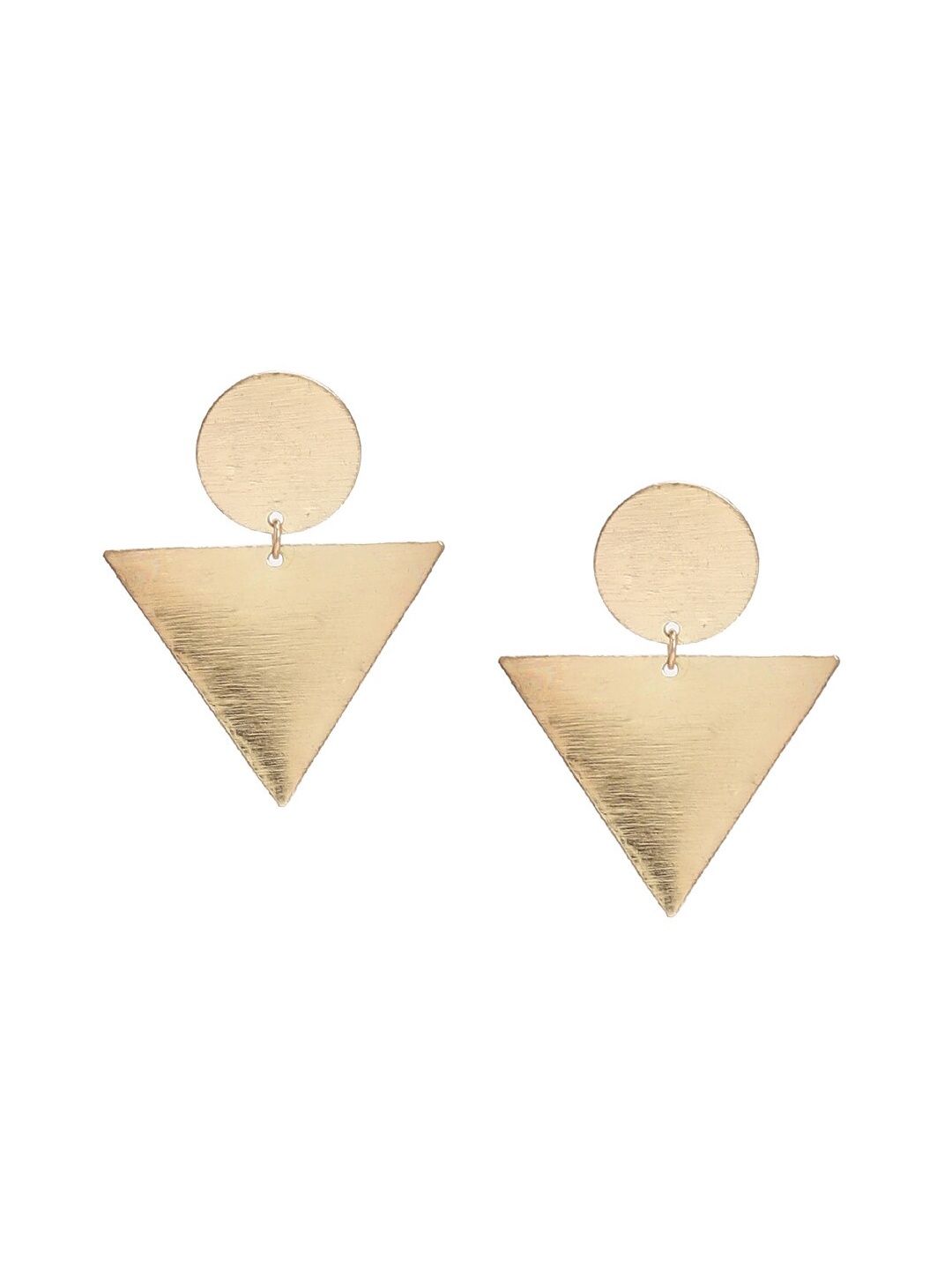 

FOREVER 21 Gold-Toned Contemporary Drop Earrings