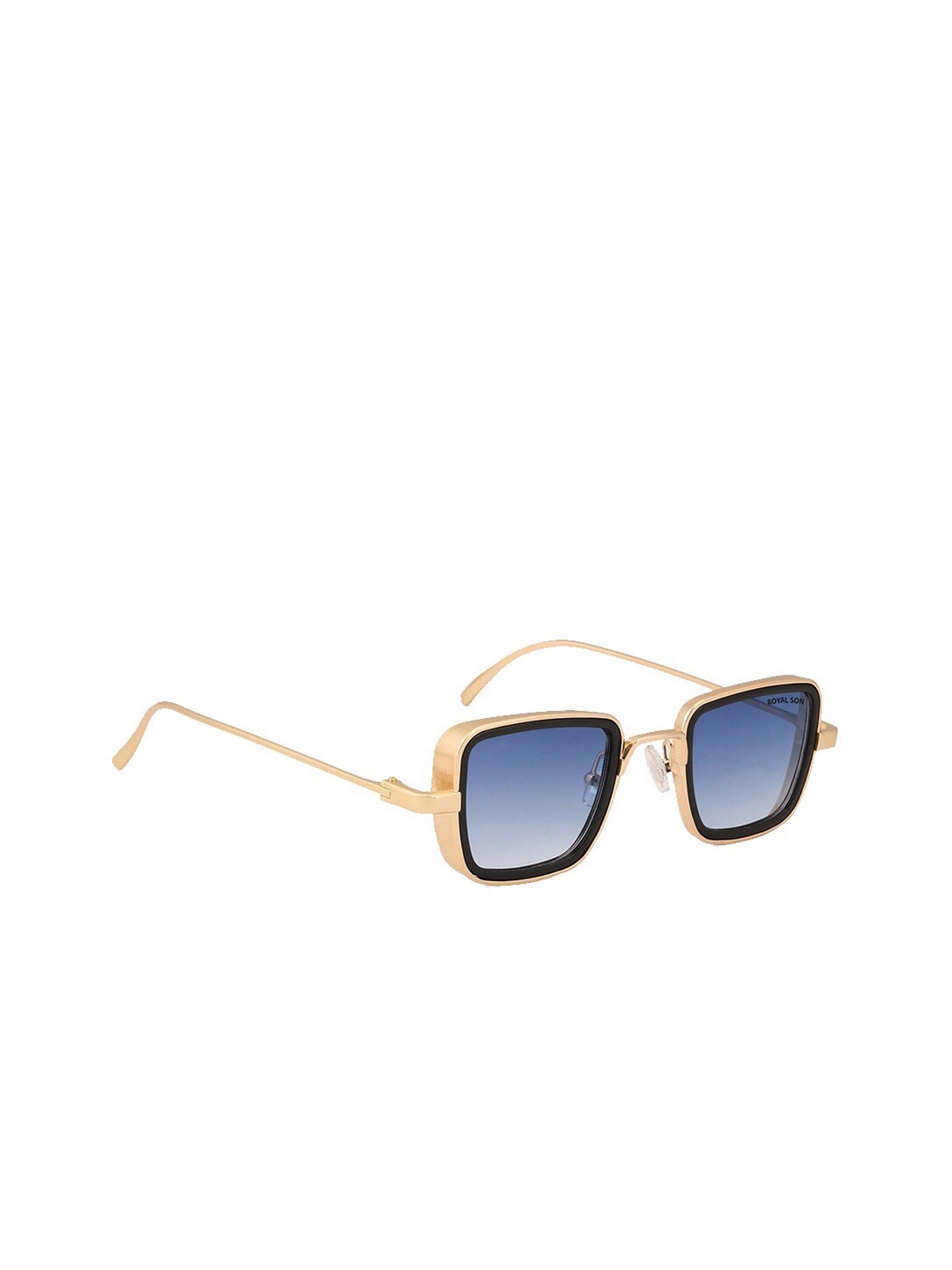 

ROYAL SON Unisex Blue UV Protected Square Sunglasses CHI0068-R1