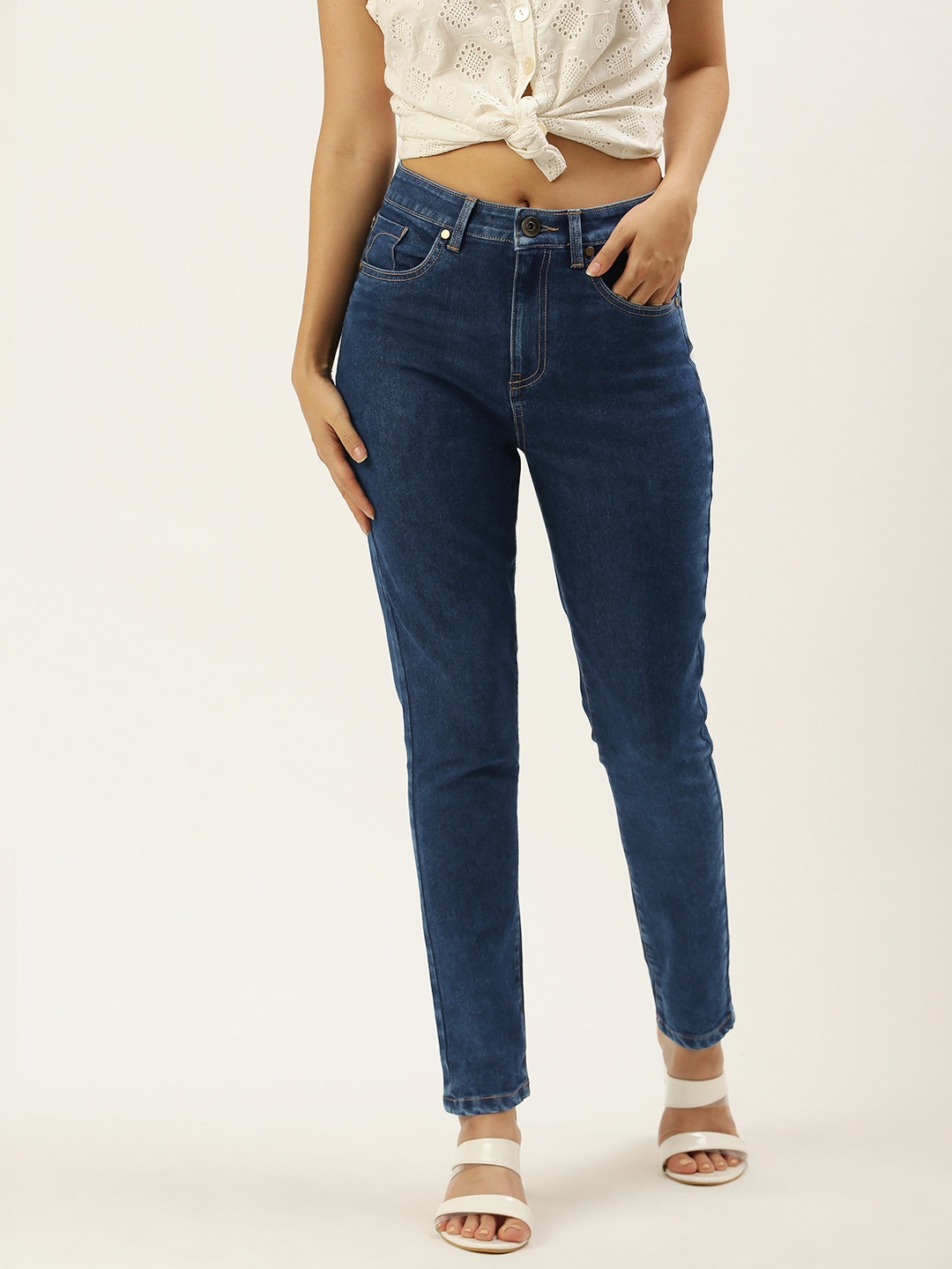 

IVOC Women Blue Slim Fit Stretchable Jeans