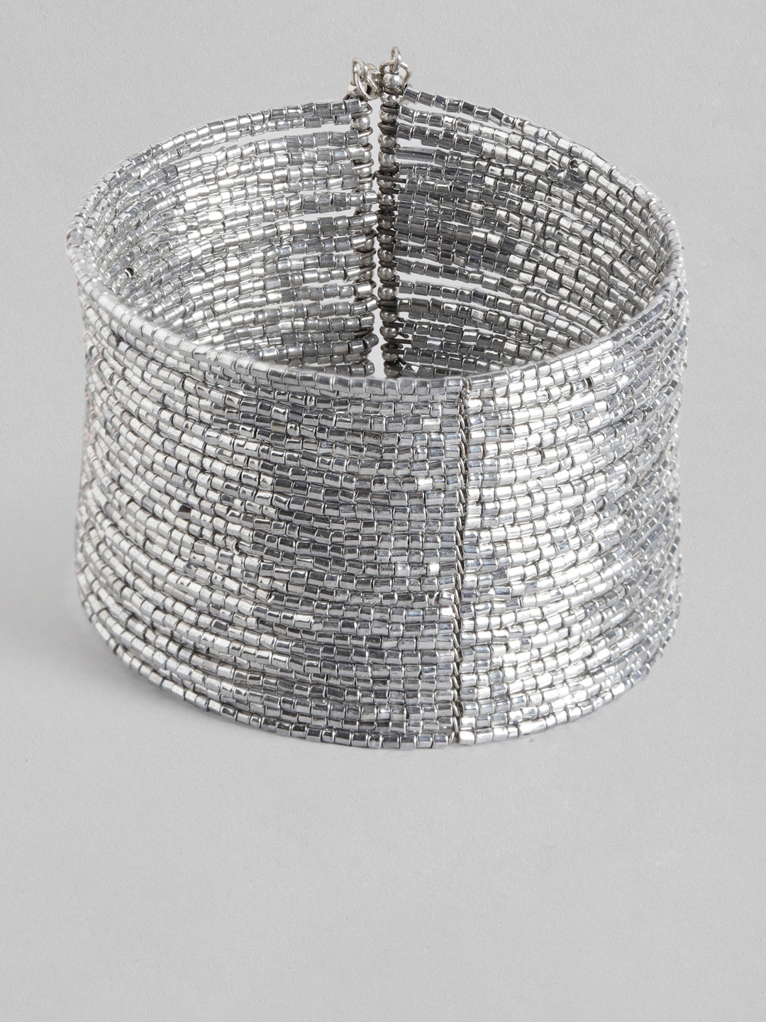 

RICHEERA Women Silver-Toned Cuff Bracelet