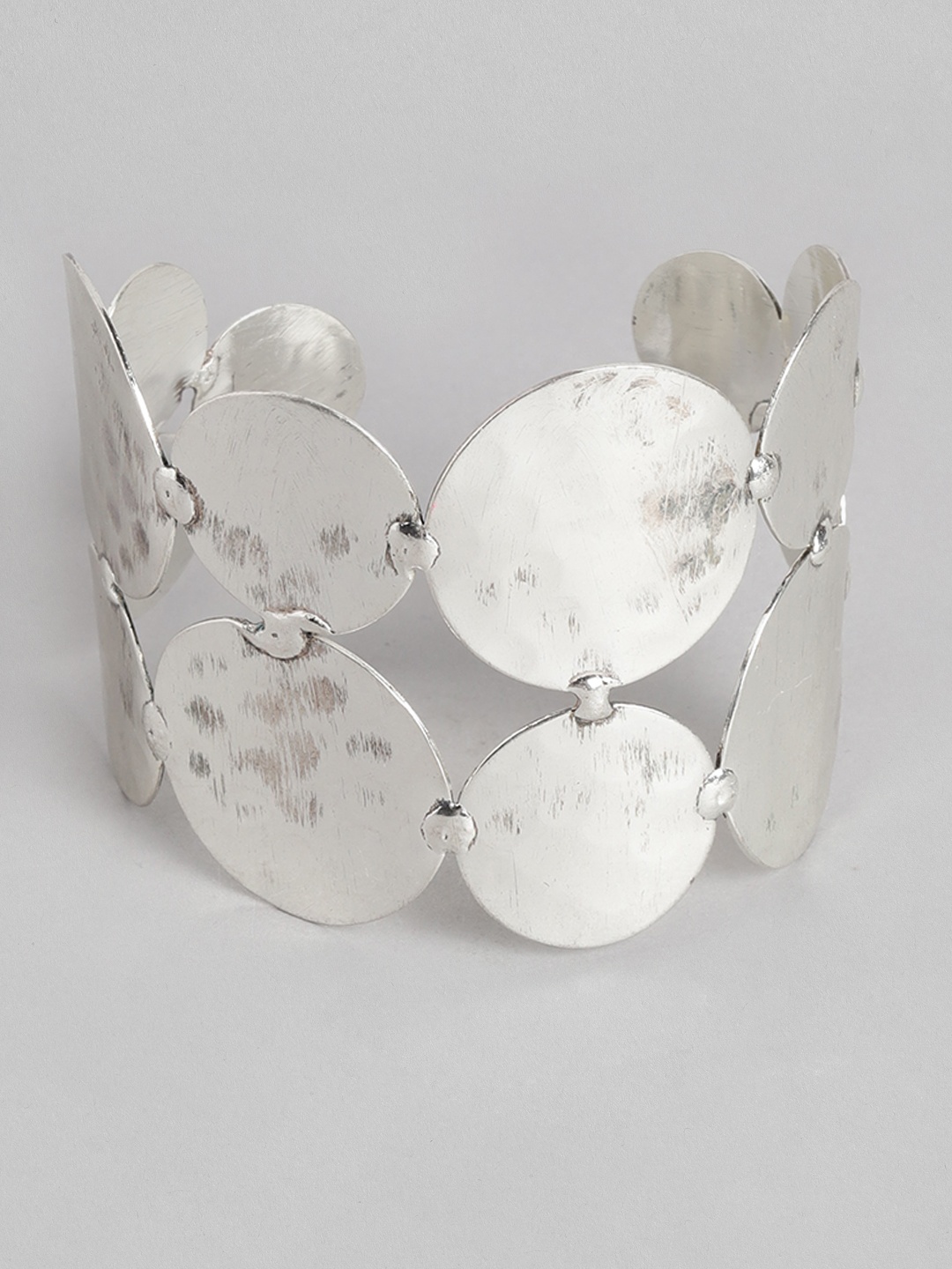 

RICHEERA Women Silver-Toned Cuff Bracelet