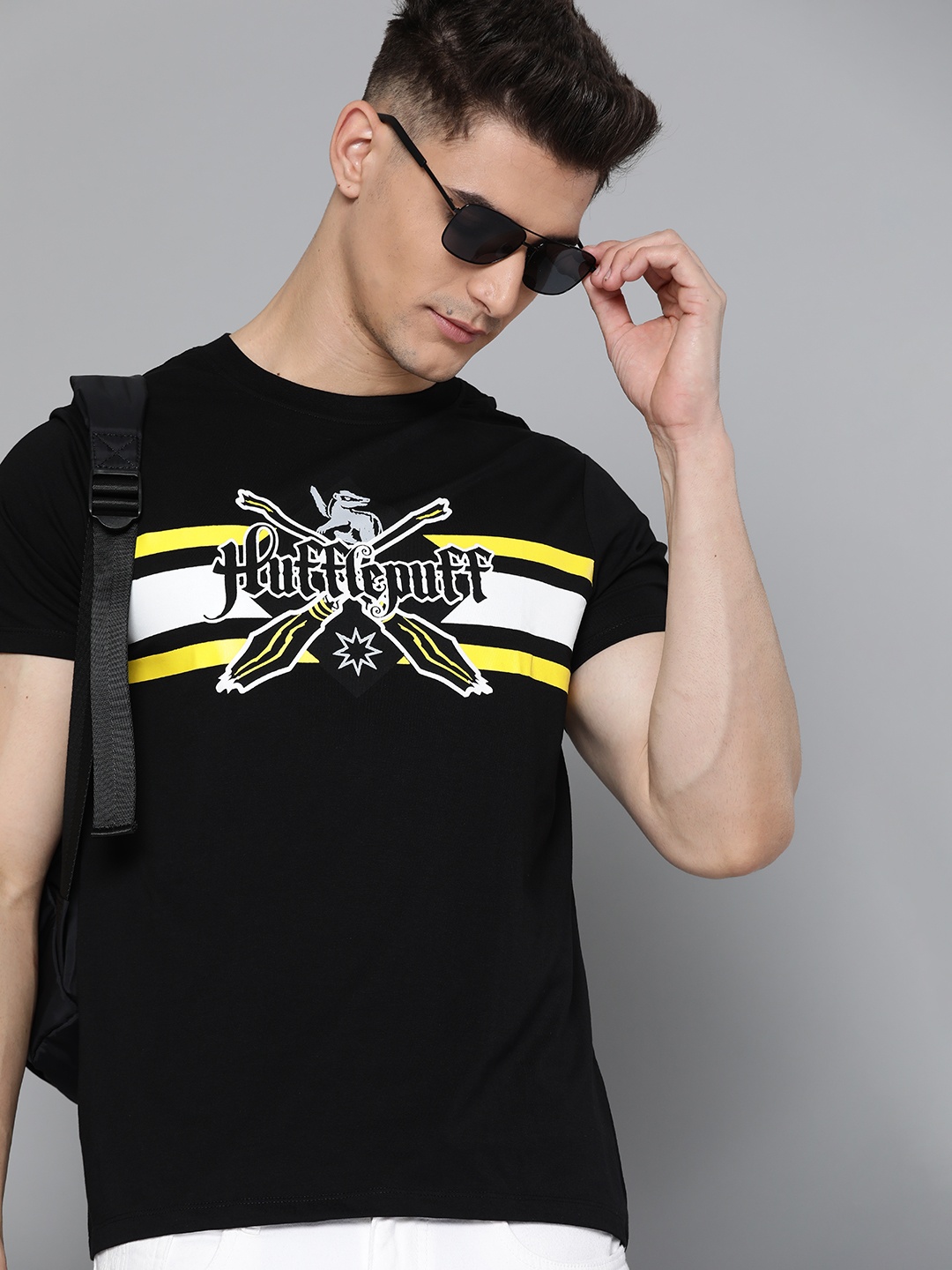 

Kook N Keech Harry Potter Unisex Black & White Printed Pure Cotton T-shirt