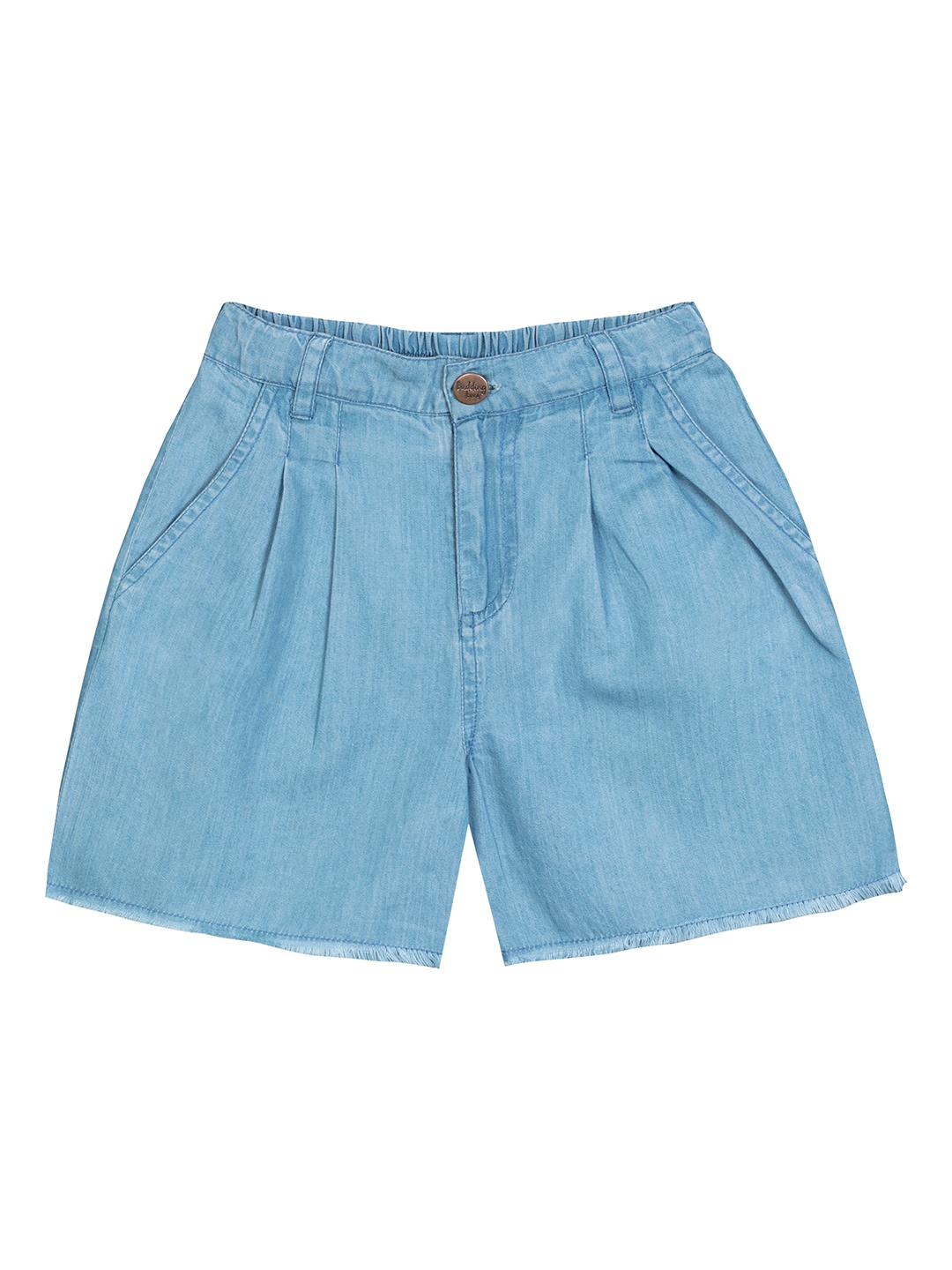 

Budding Bees Girls Blue Denim Shorts