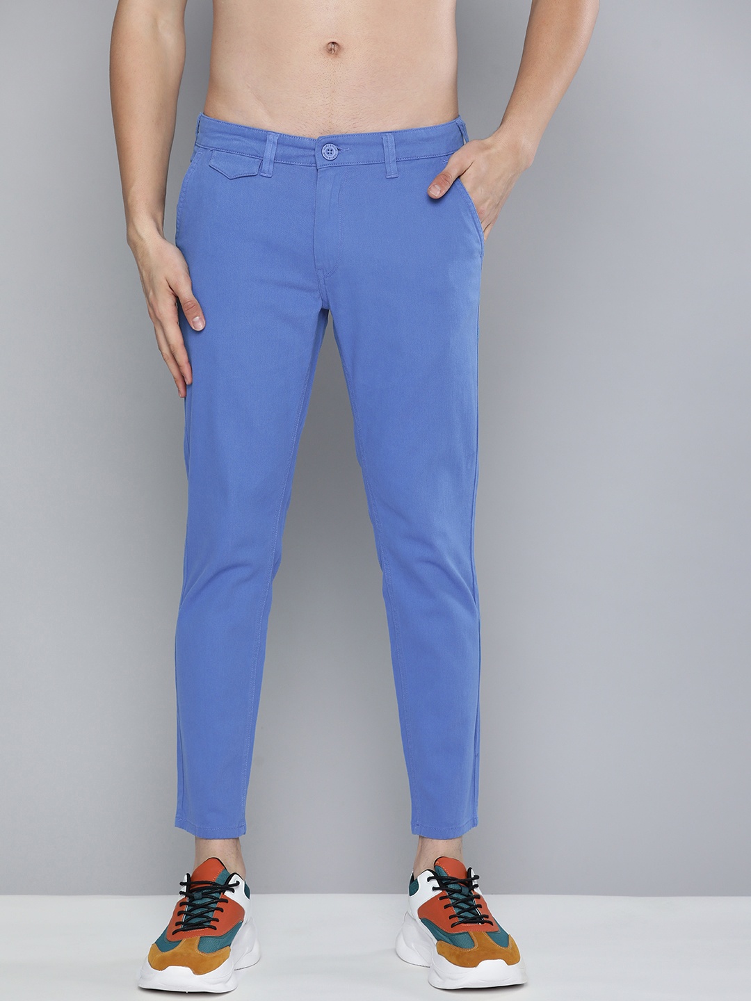 

HERE&NOW Men Blue Trousers
