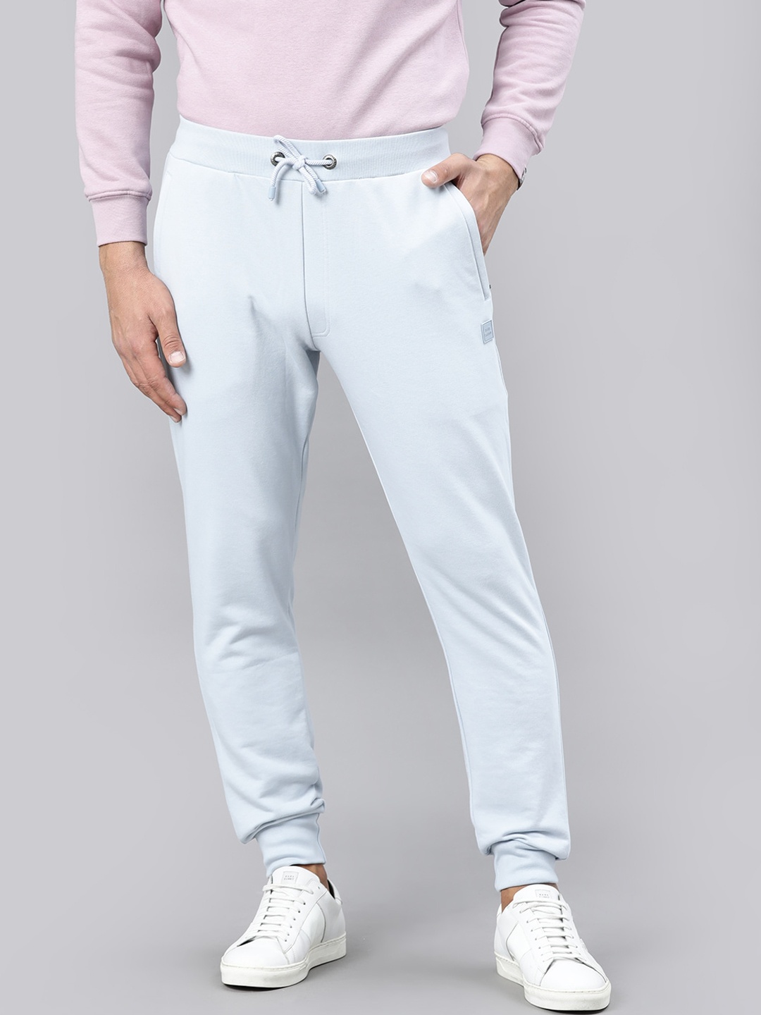 

RARE RABBIT Men Blue Solid Joggers