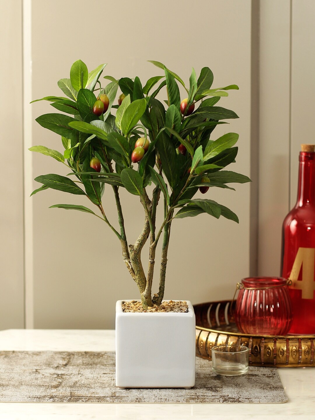 

Living Essence Green & White Sage Artificial Plant