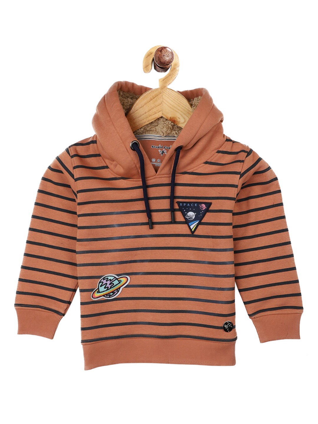 

Stupid Cupid Boys Brown Sweatshirt
