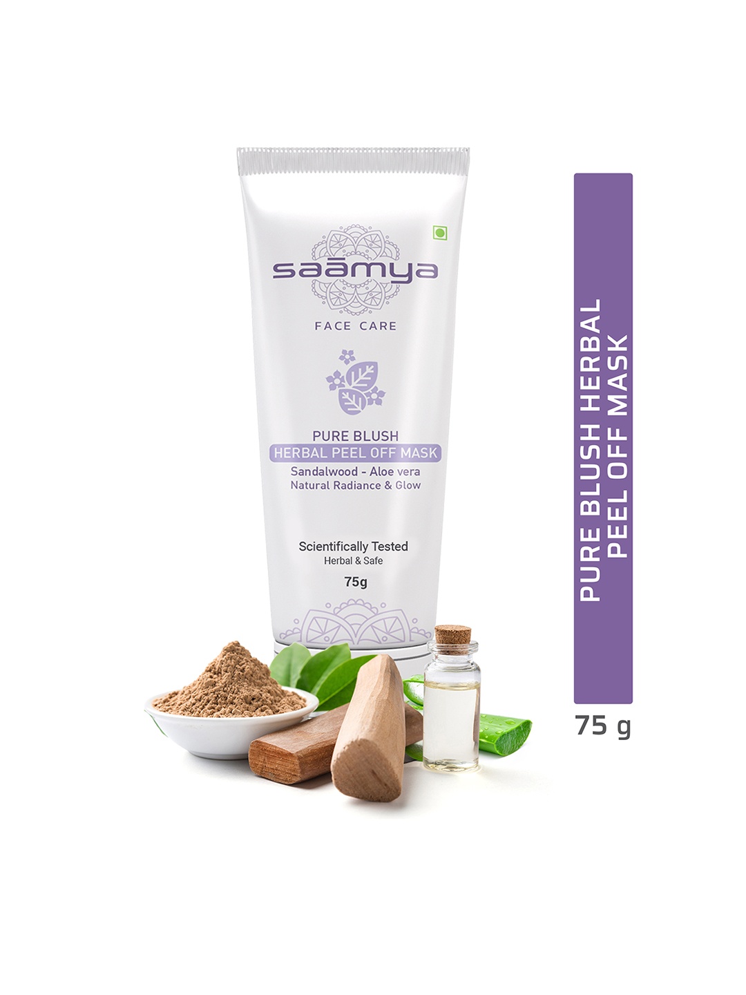 

Saamya Pure Detan no paraben Blush Herbal Peel Off Mask Glow- 75gm, Gold