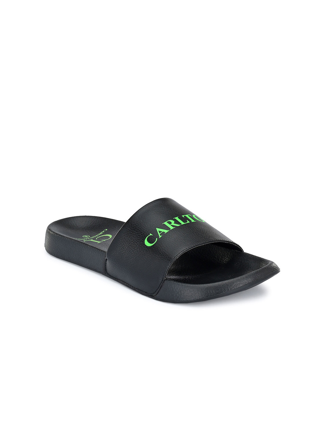 

Carlton London Men Black Printed Sliders