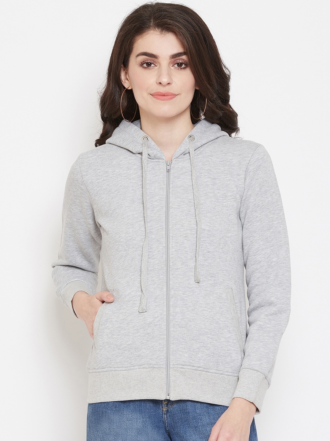 

PERFKT-U Women Grey Sweatshirt