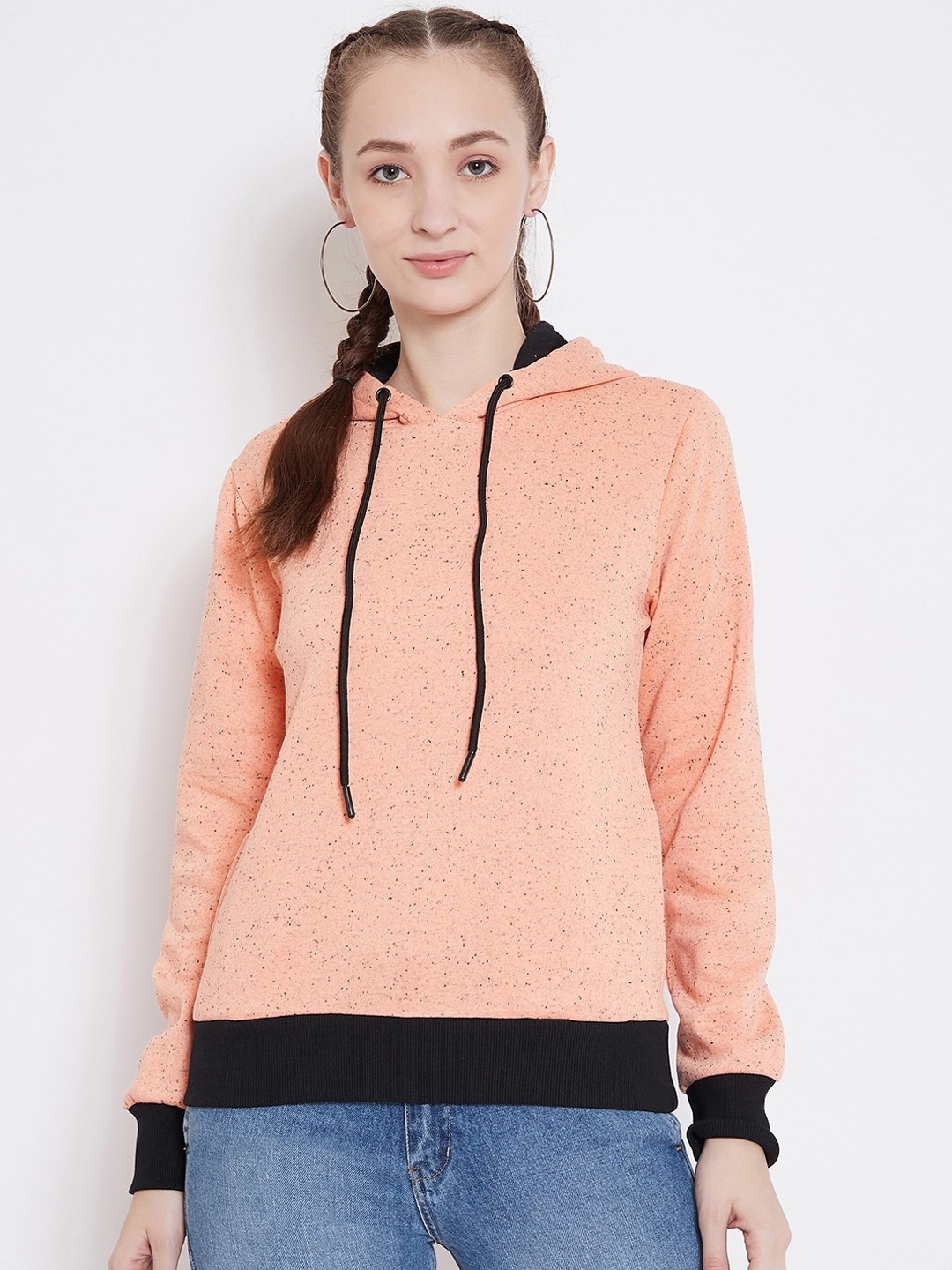 

PERFKT-U Women Orange Sweatshirt