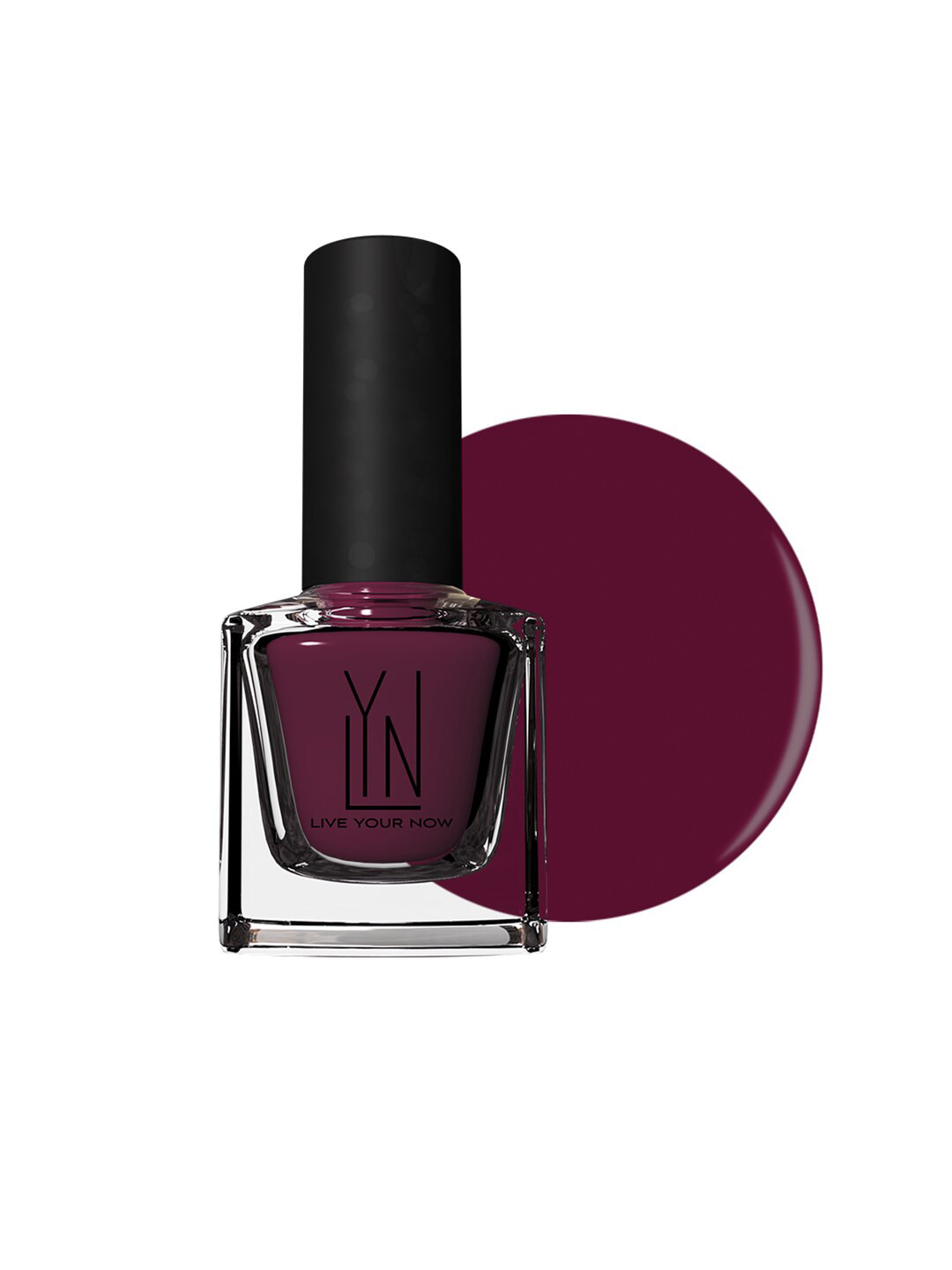 

LYN LIVE YOUR NOW Long Lasting Nail Polish - Ruby Rules, Maroon