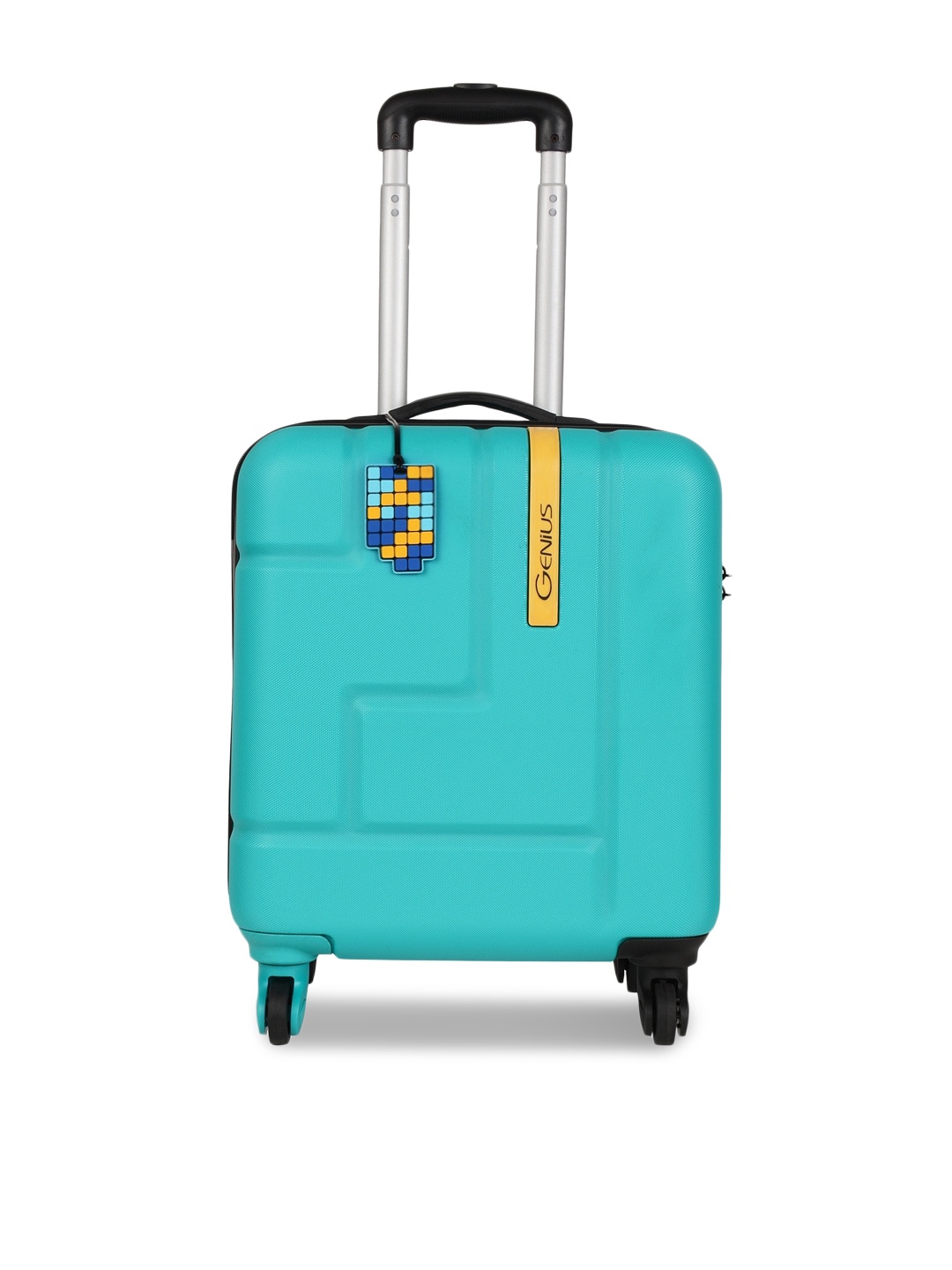 

Genius Unisex Lightweight Cabin Trolley Bag - 35 L, Turquoise blue