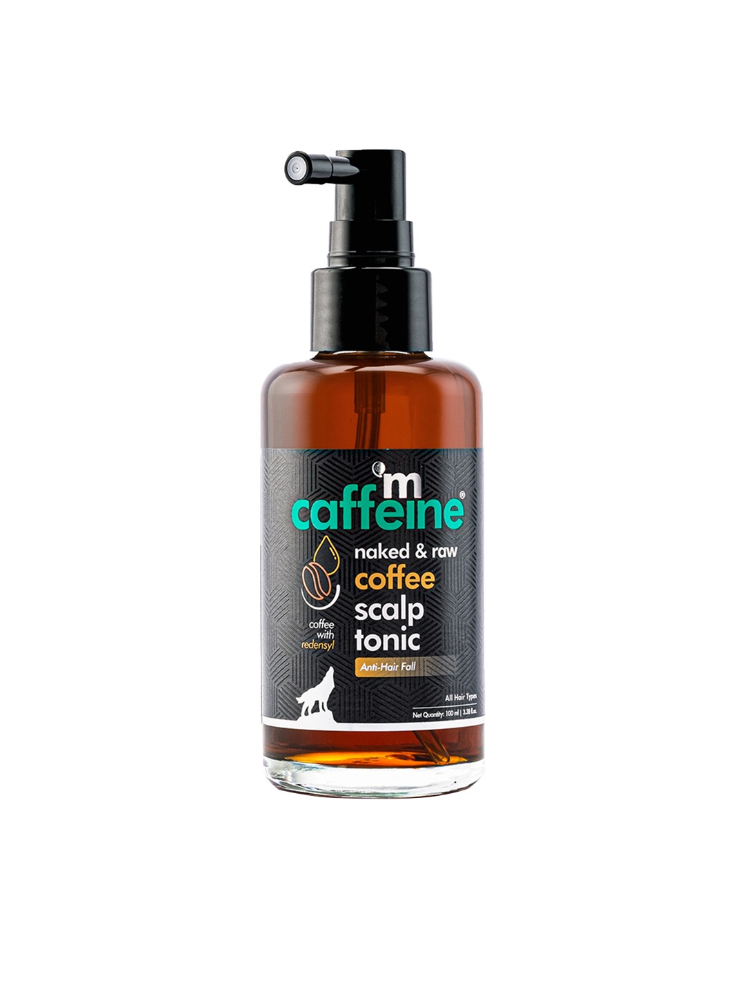 

MCaffeine Sustainable Coffee Scalp Serum Tonic for Hair Growth with Redensyl & Proteins 100 ml, Brown