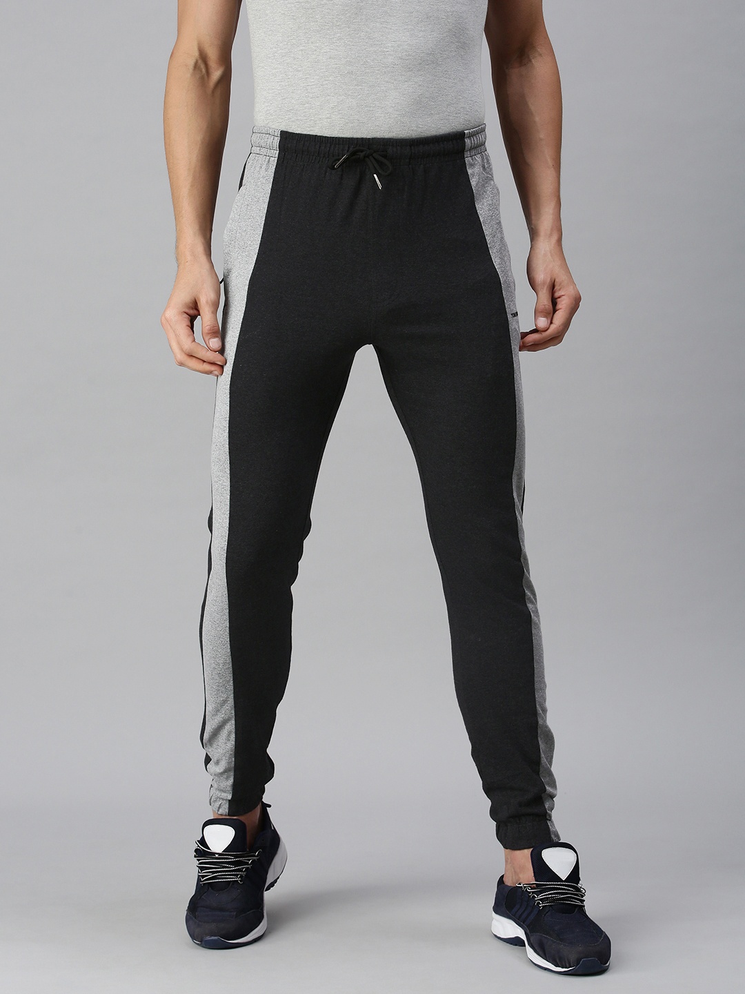 

TOM BURG Men Black Stylish Comfortable Cotton Casual Track Pants