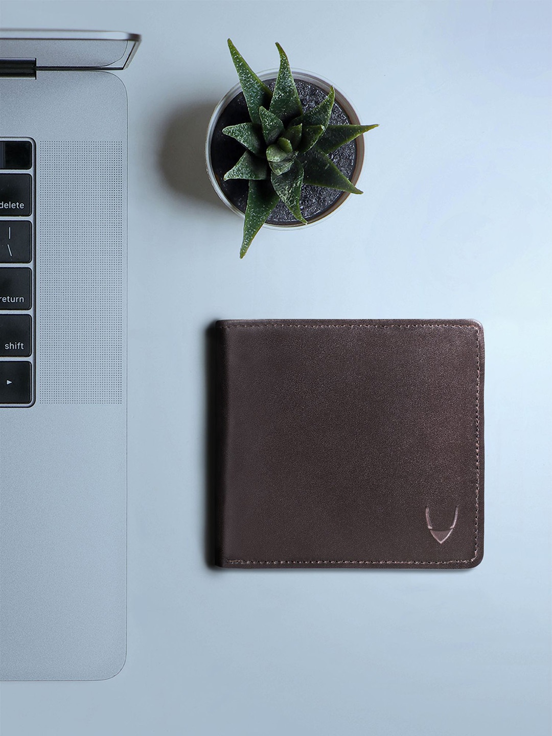 

Hidesign Men Brown Leather Two Fold Wallet