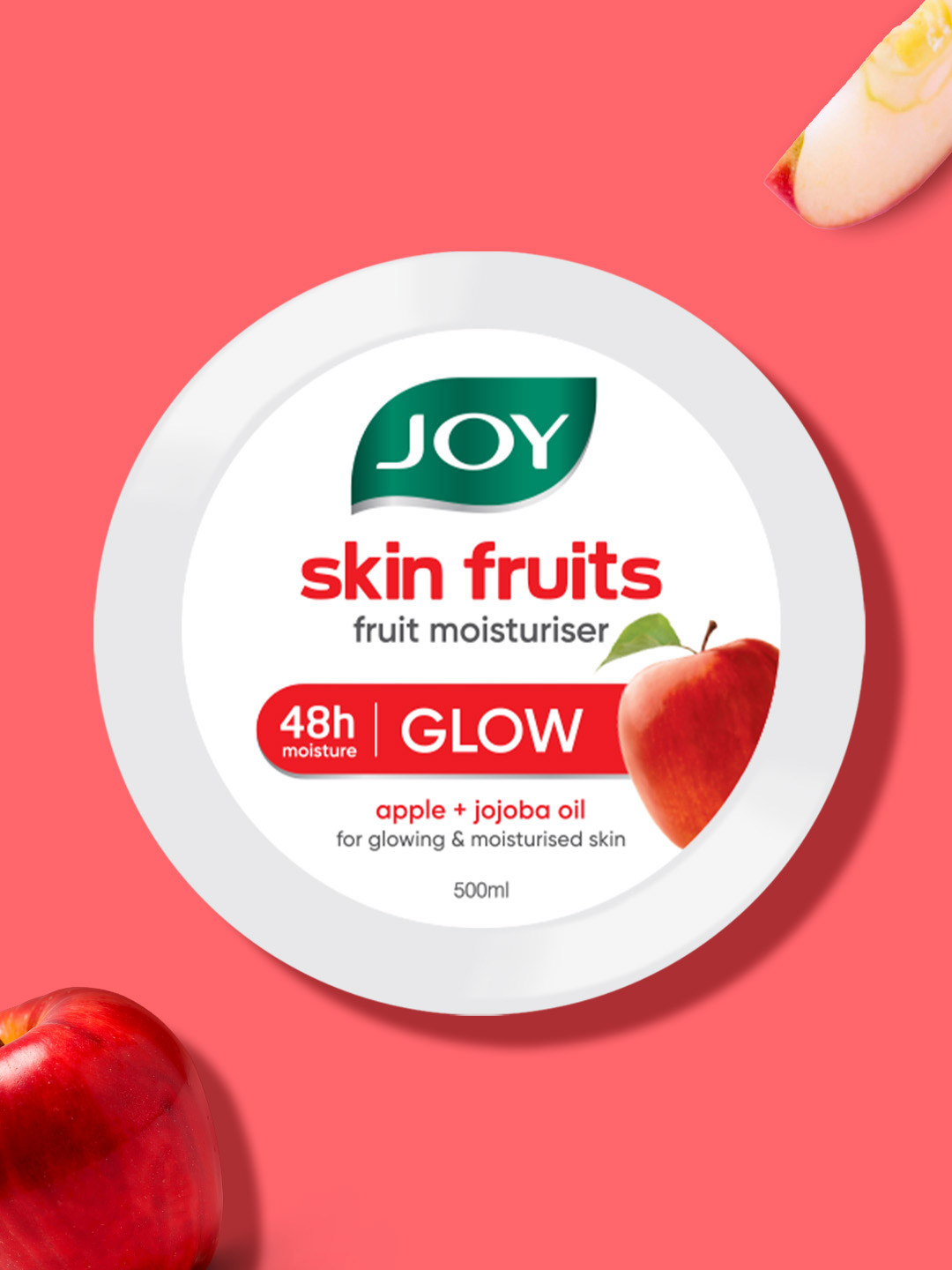 JOY Skin Fruits Moisturizing Skin Cream for Healthy, Soft & Glowing Skin 500 ml