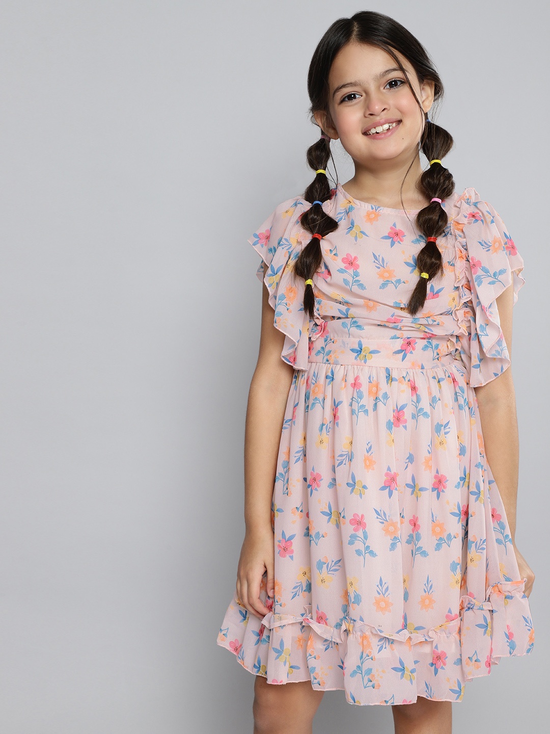 

HERE&NOW Pink Floral Dress