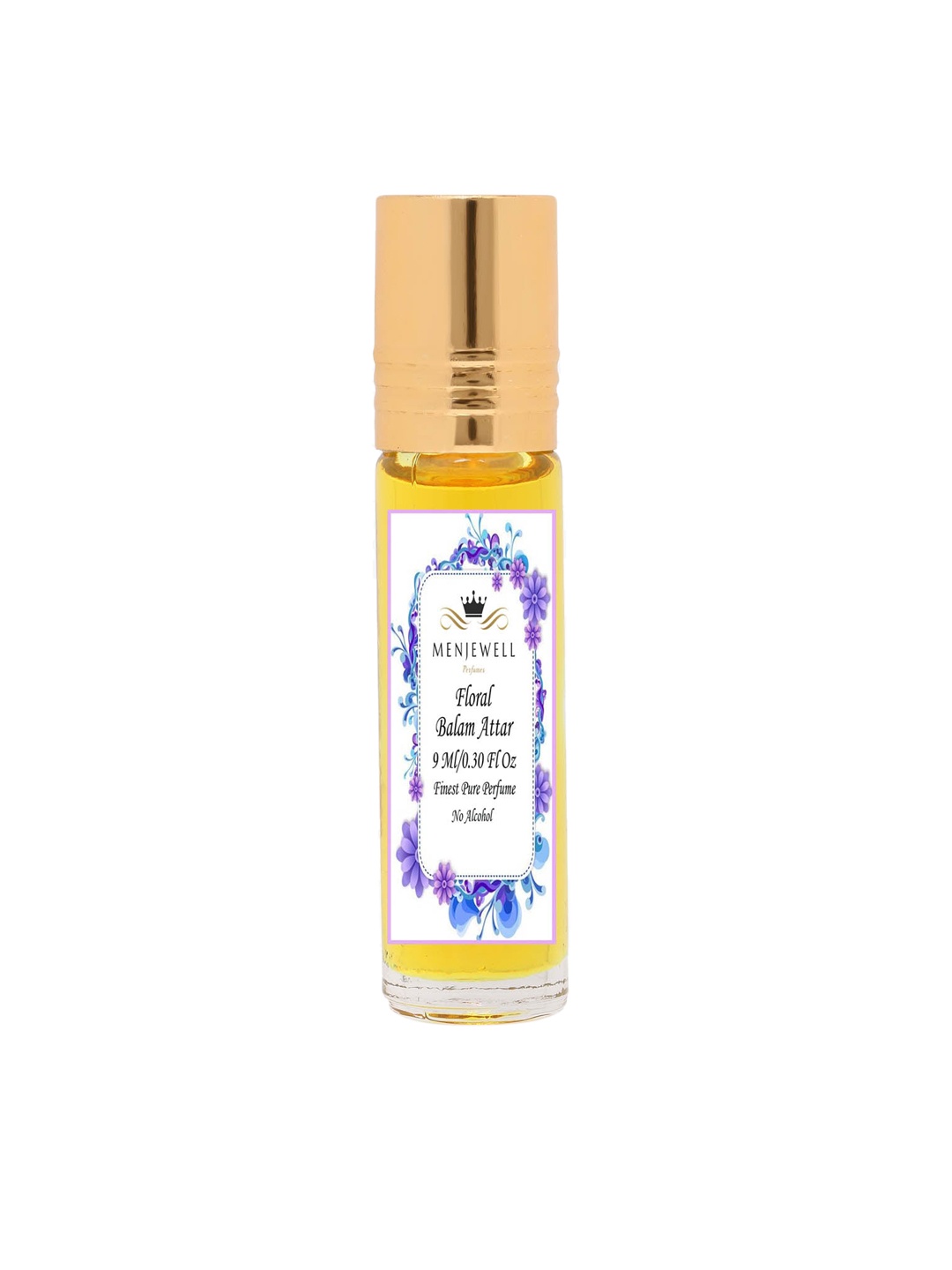 

Menjwell Floral Balam Long Lasting Attar/Perfume 9ml, Transparent