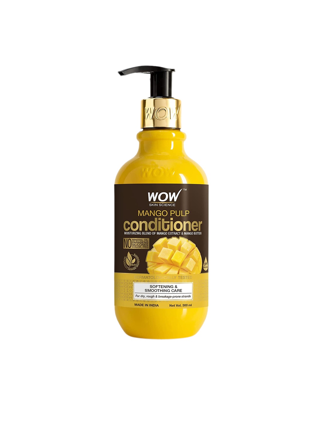 

WOW SKIN SCIENCE Mango Pulp Hair Conditioner for Healthy Hair - 300ml, Yellow
