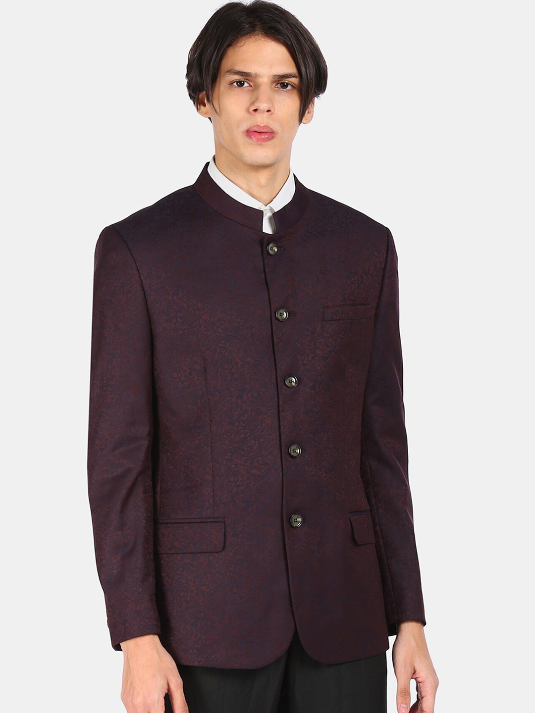 

Arrow Men Brown Regular Fit Single Breasted Formal Blazer