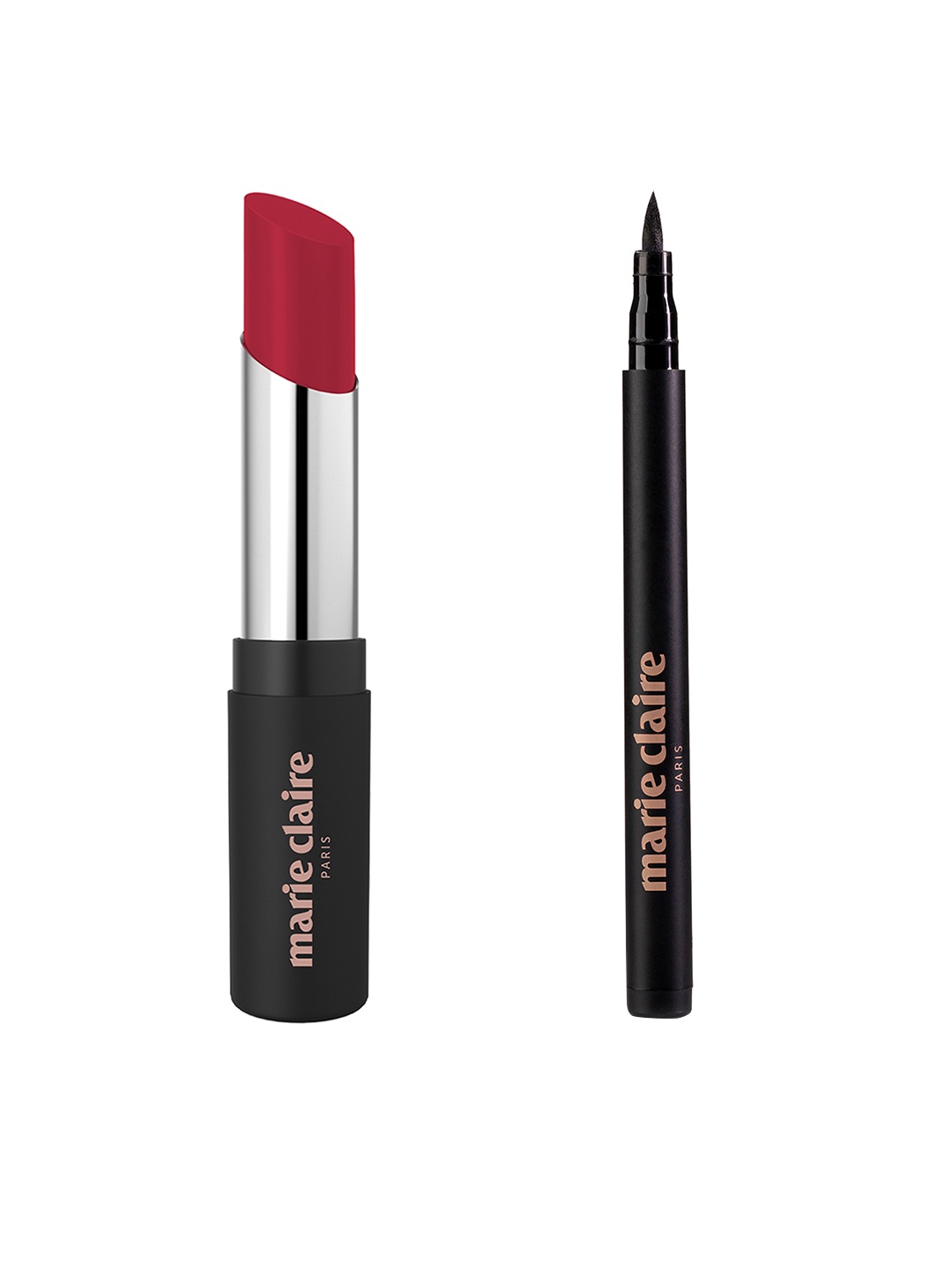 

Marie Claire Set of Matte My Match Lipstick & Hello Gorgeous Sketch Eyeliner, Pink