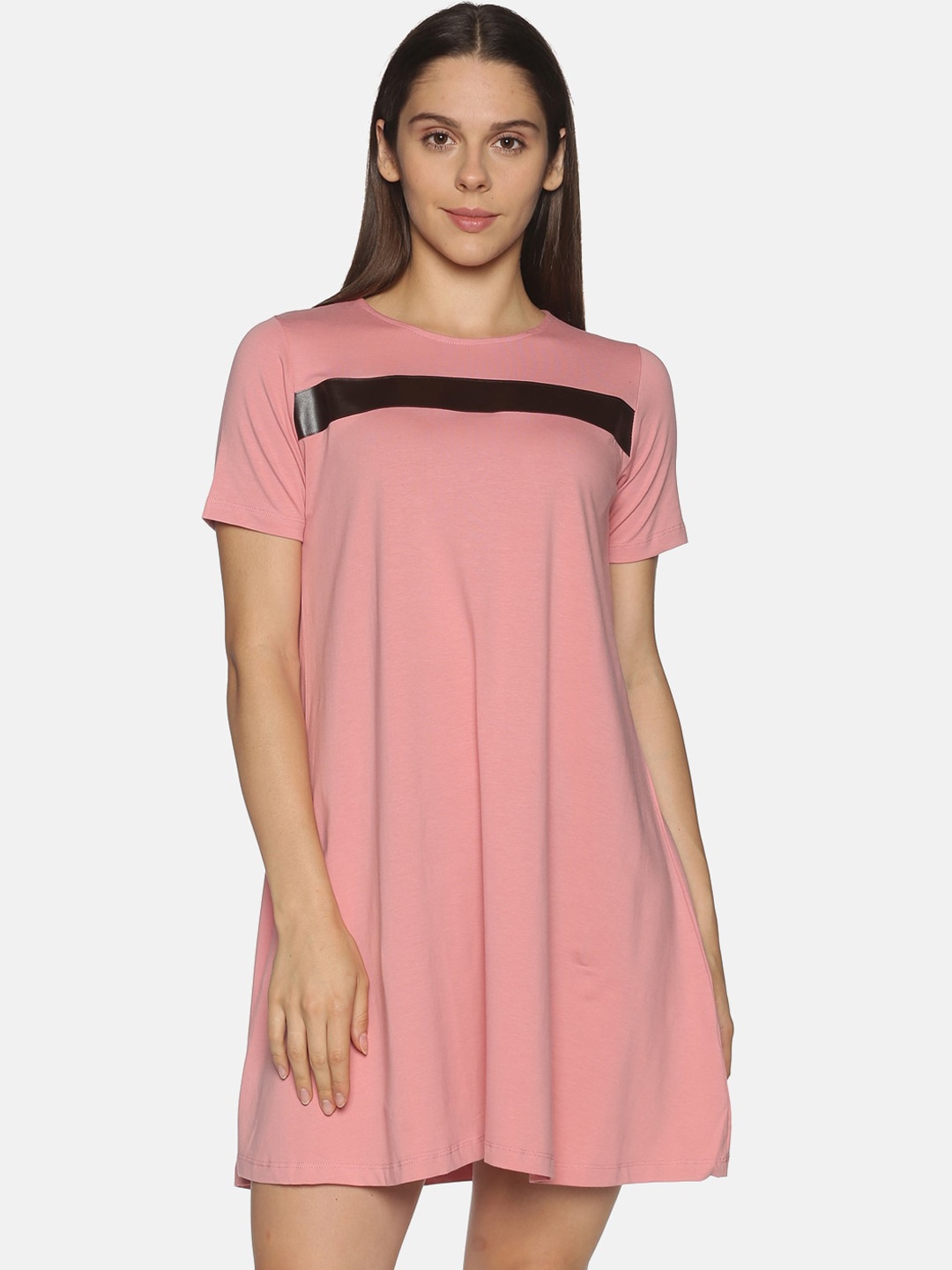 

BEVERLY BLUES Rose Colourblocked A-Line Dress