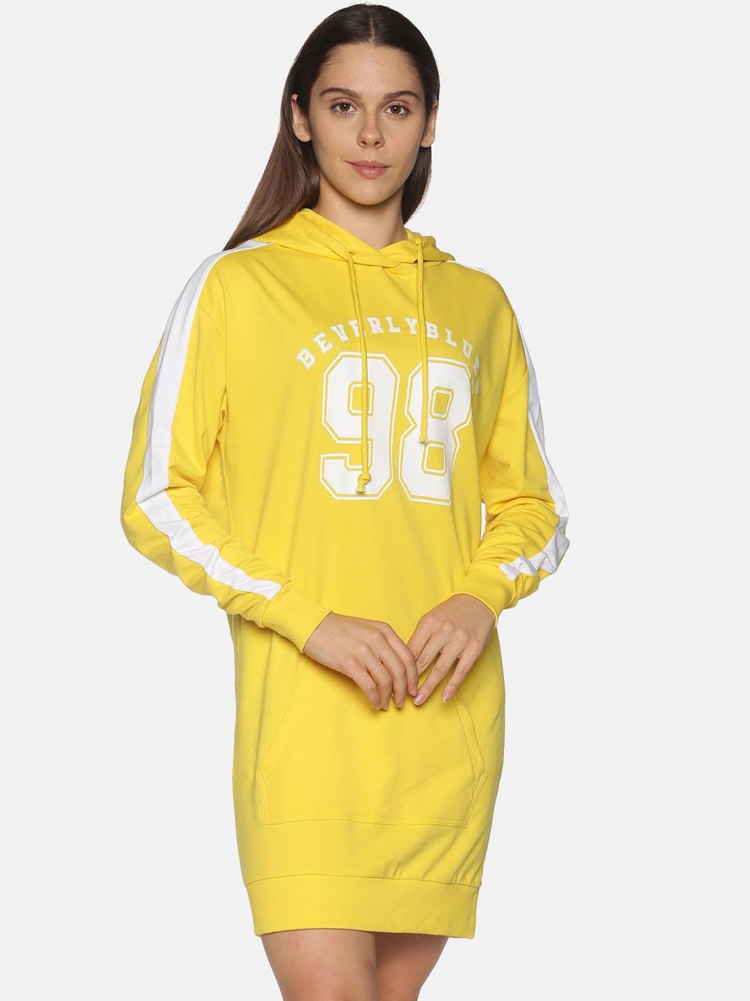 

BEVERLY BLUES Yellow T-shirt Dress