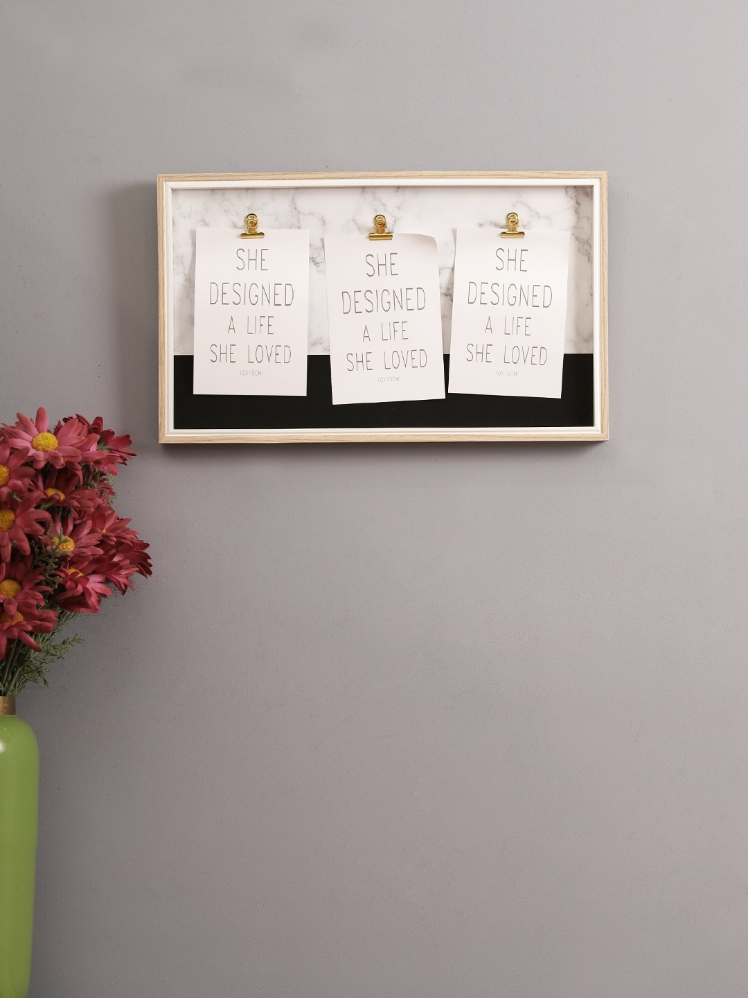 

Living Essence Cream-Colored Wooden Photo Frame