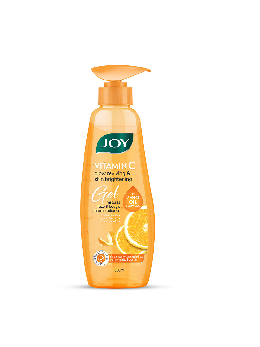 

JOY Vitamin C Gel For Face & Body For Glow Reviving & Skin Brightening - 300ml, Orange