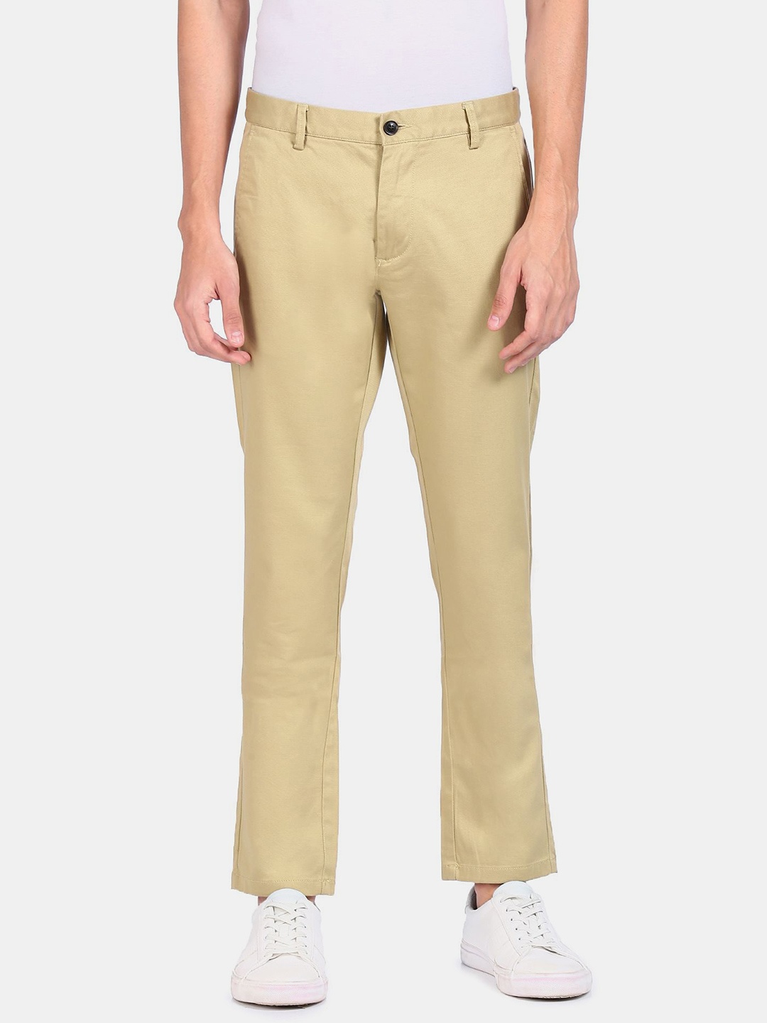 

Arrow Sport Men Beige Chinos Trousers